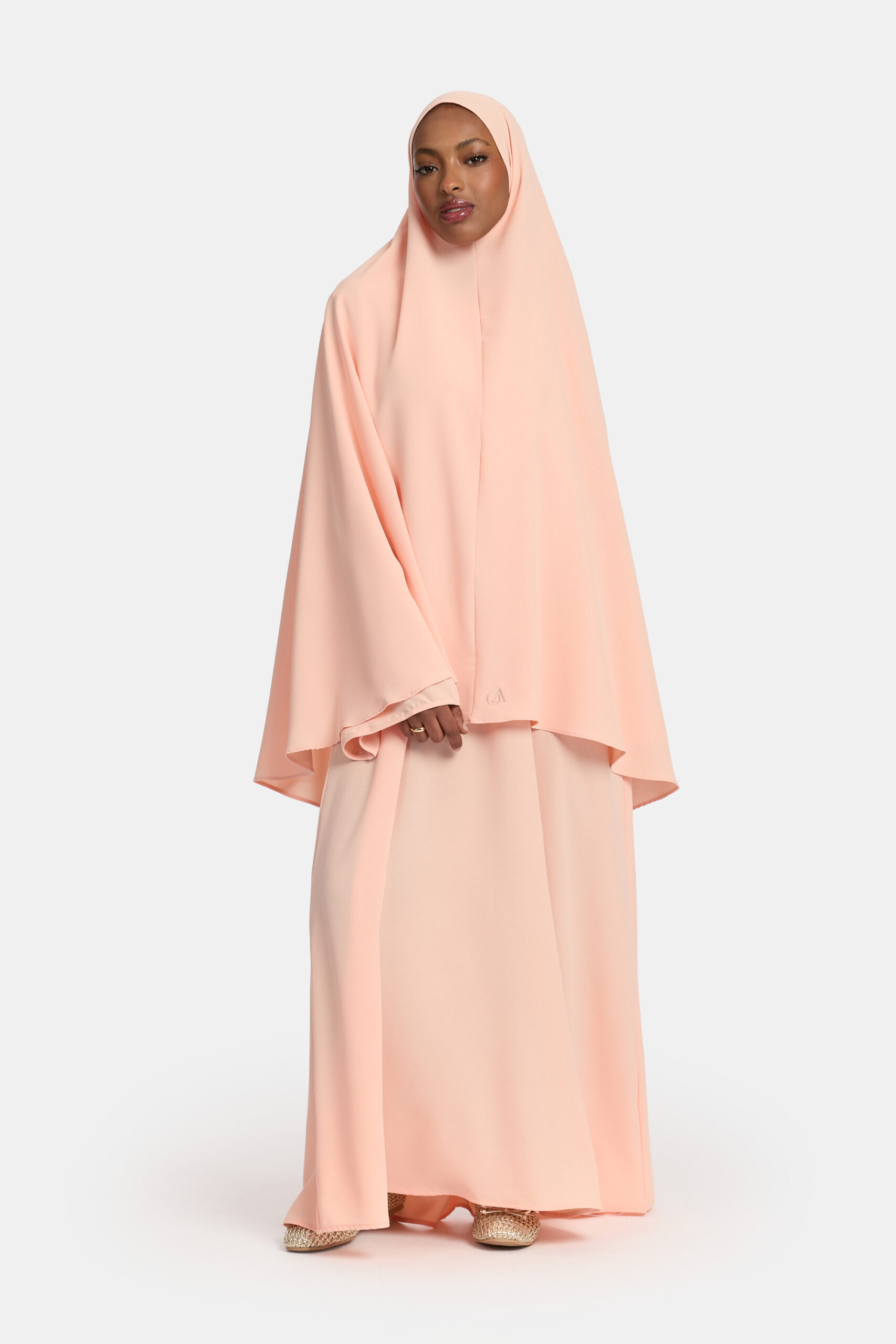 Khimar Tropical Peach (lightweight stretch)