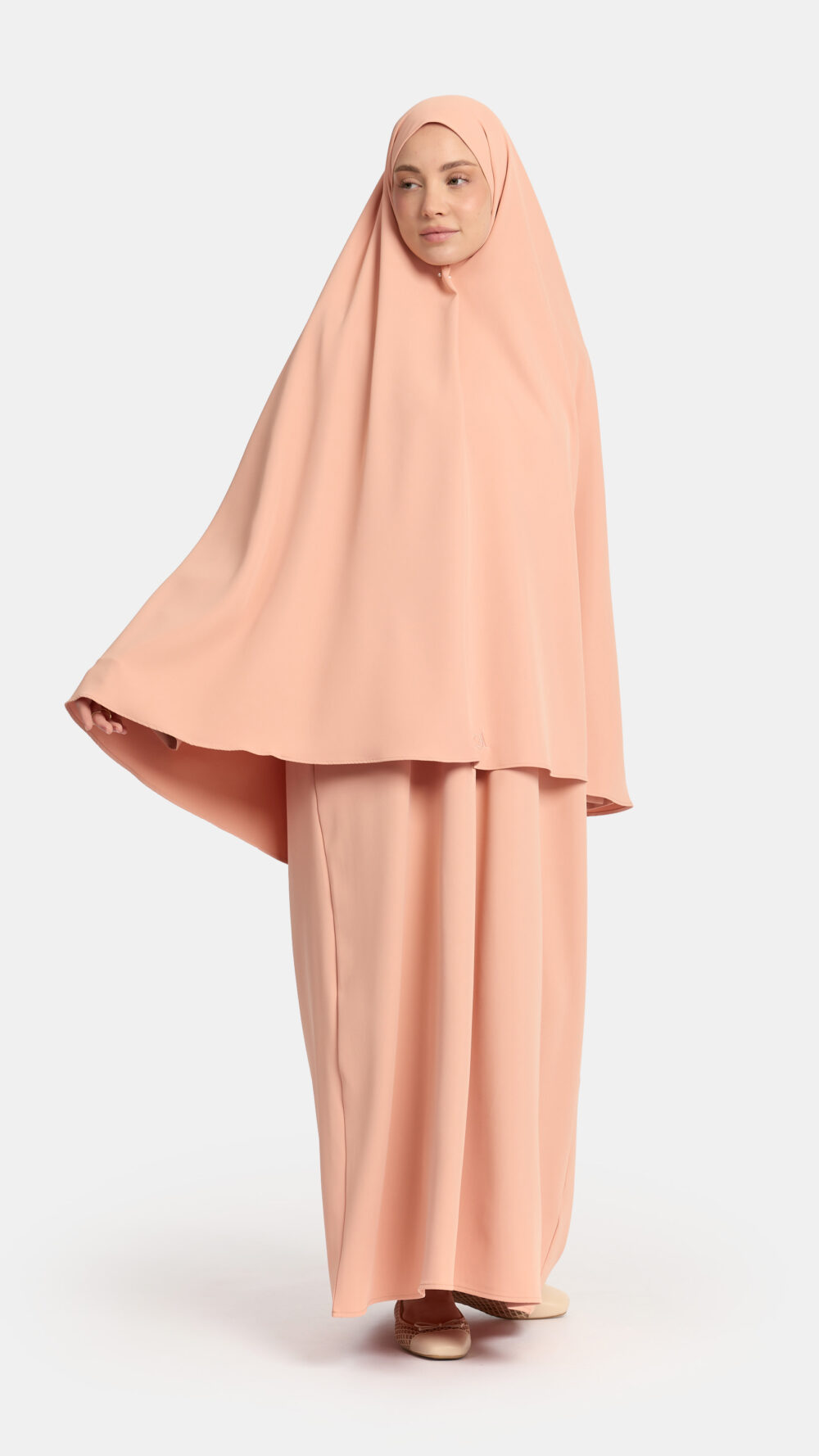 Khimar Peach Pink (oversized)