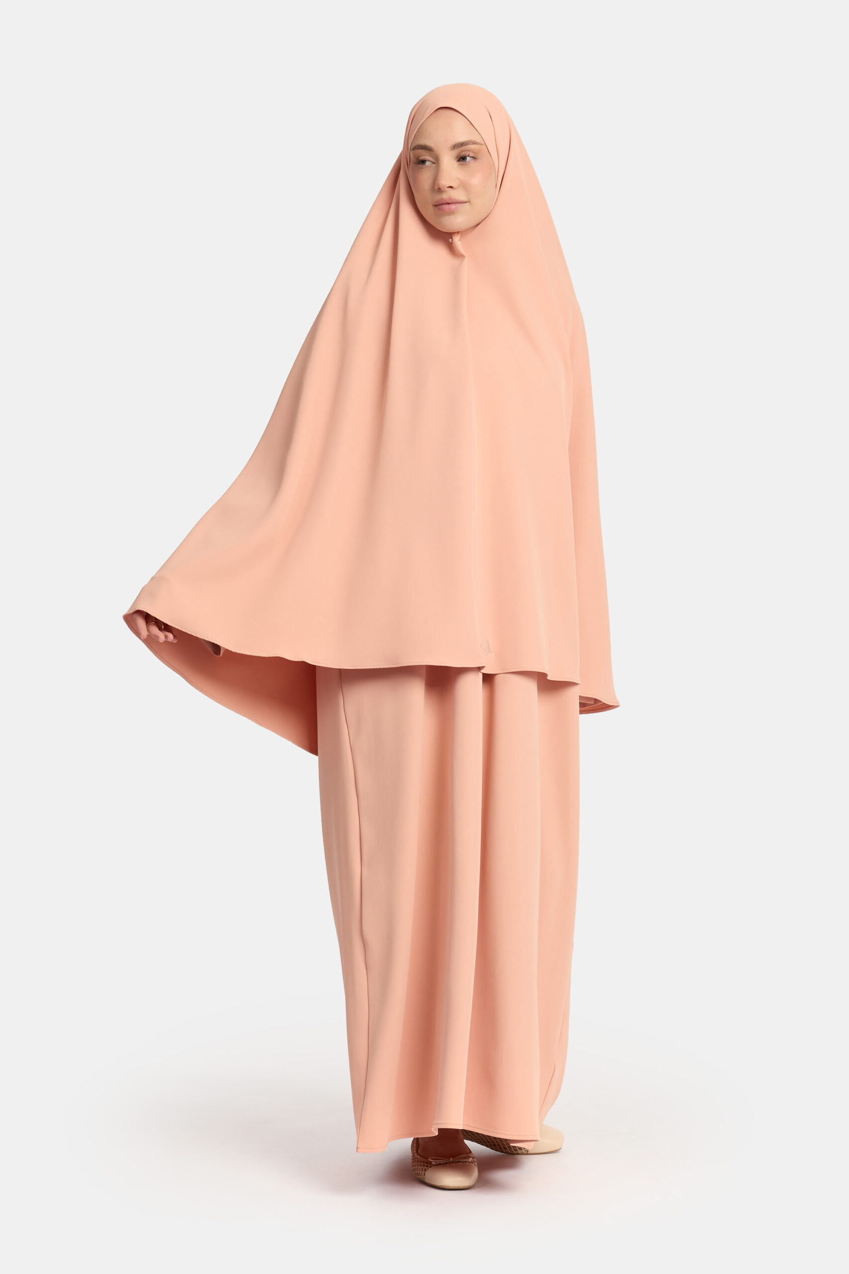 Khimar Peach Pink (oversized)