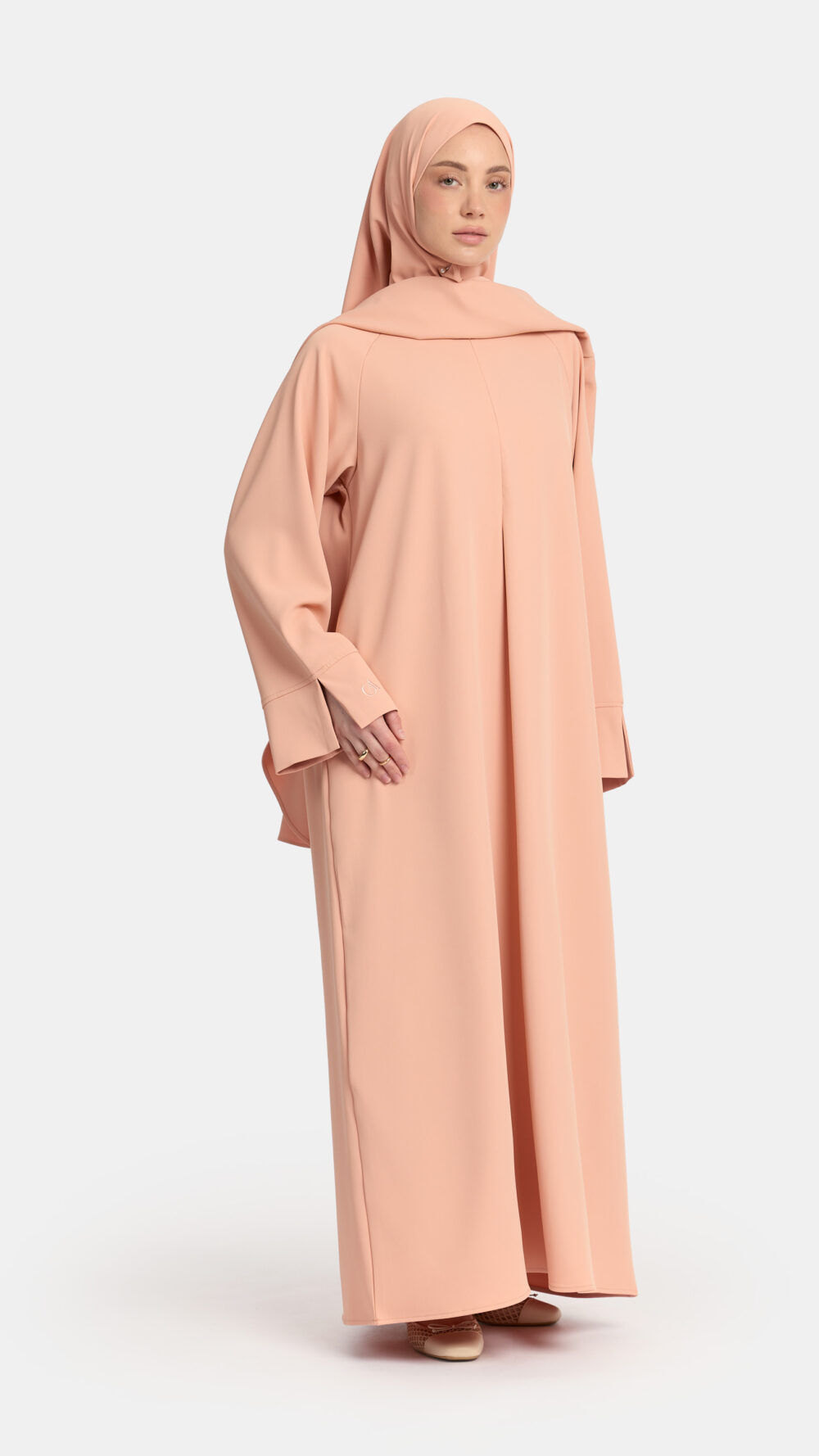 Oversized abaya Peach Pink