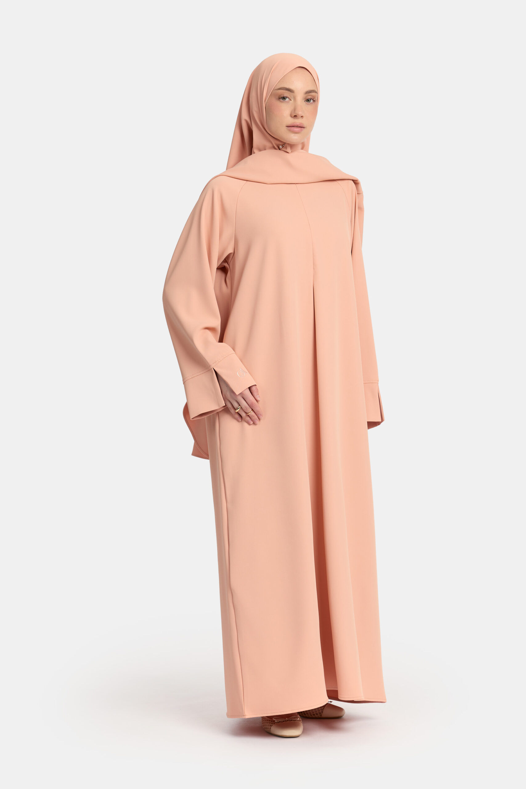 Oversized abaya Peach Pink
