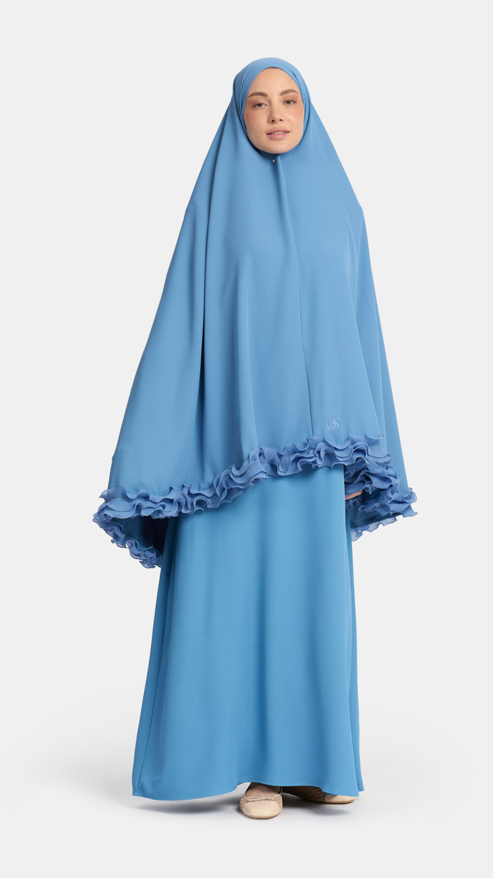 Wrinkle chiffon khimar Marina