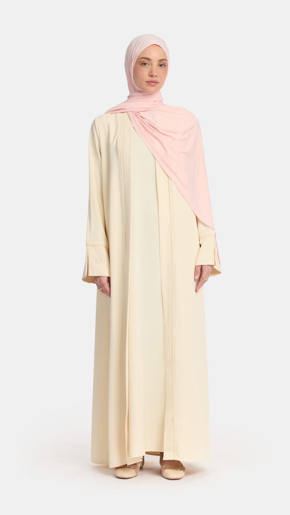 Kimono and abaya set Butter Cream