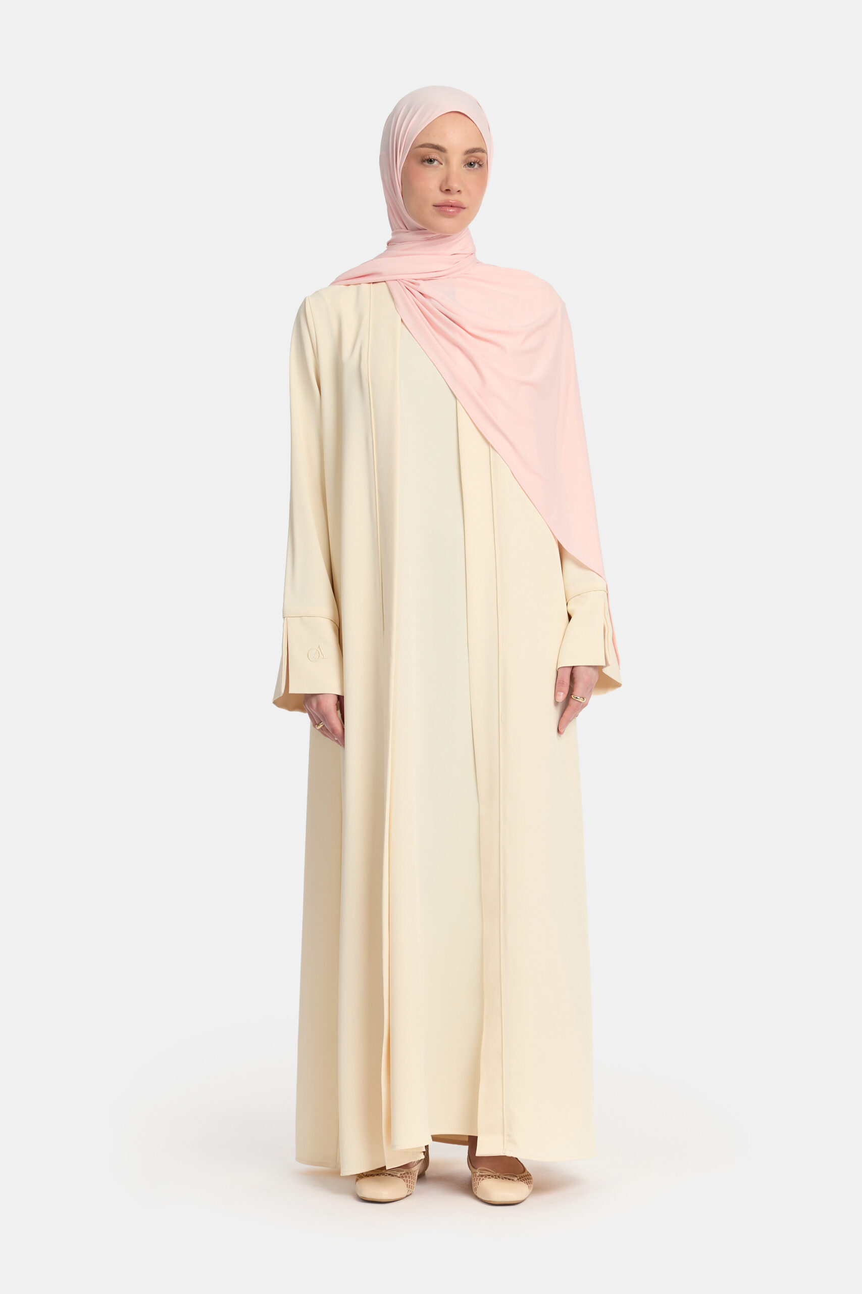 Kimono and abaya set Butter Cream