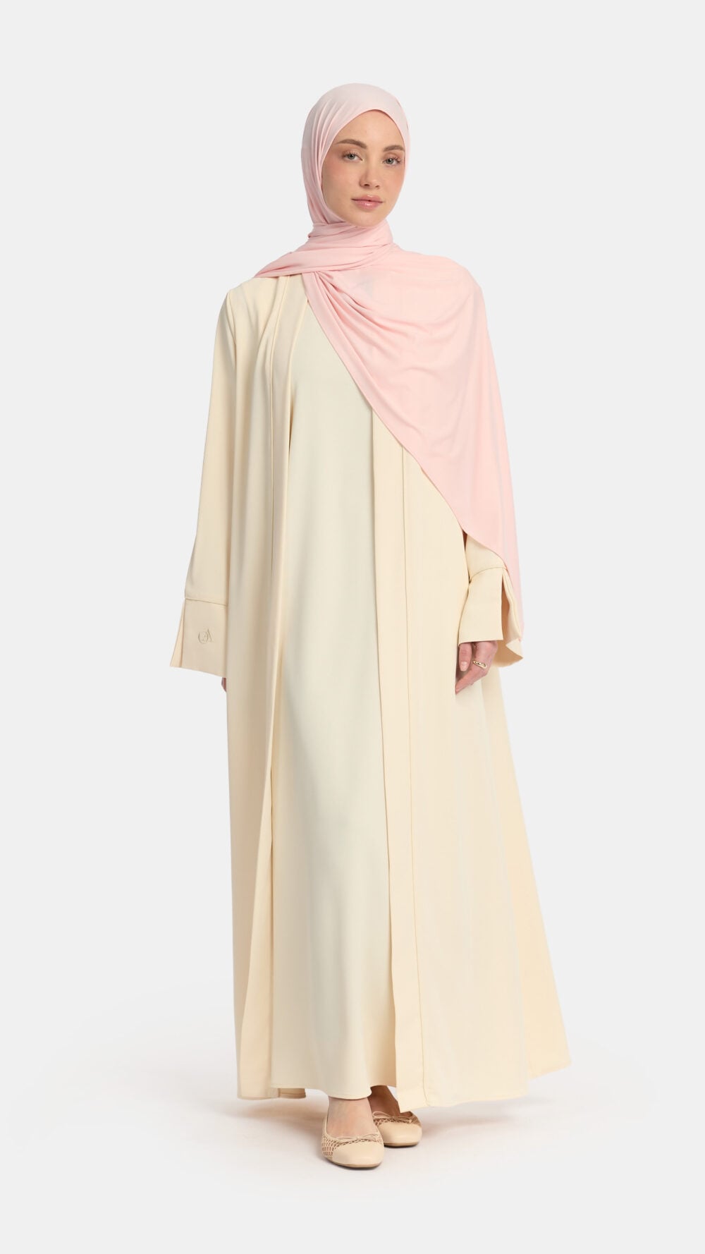 Kimono and abaya set Butter Cream - Afbeelding 2