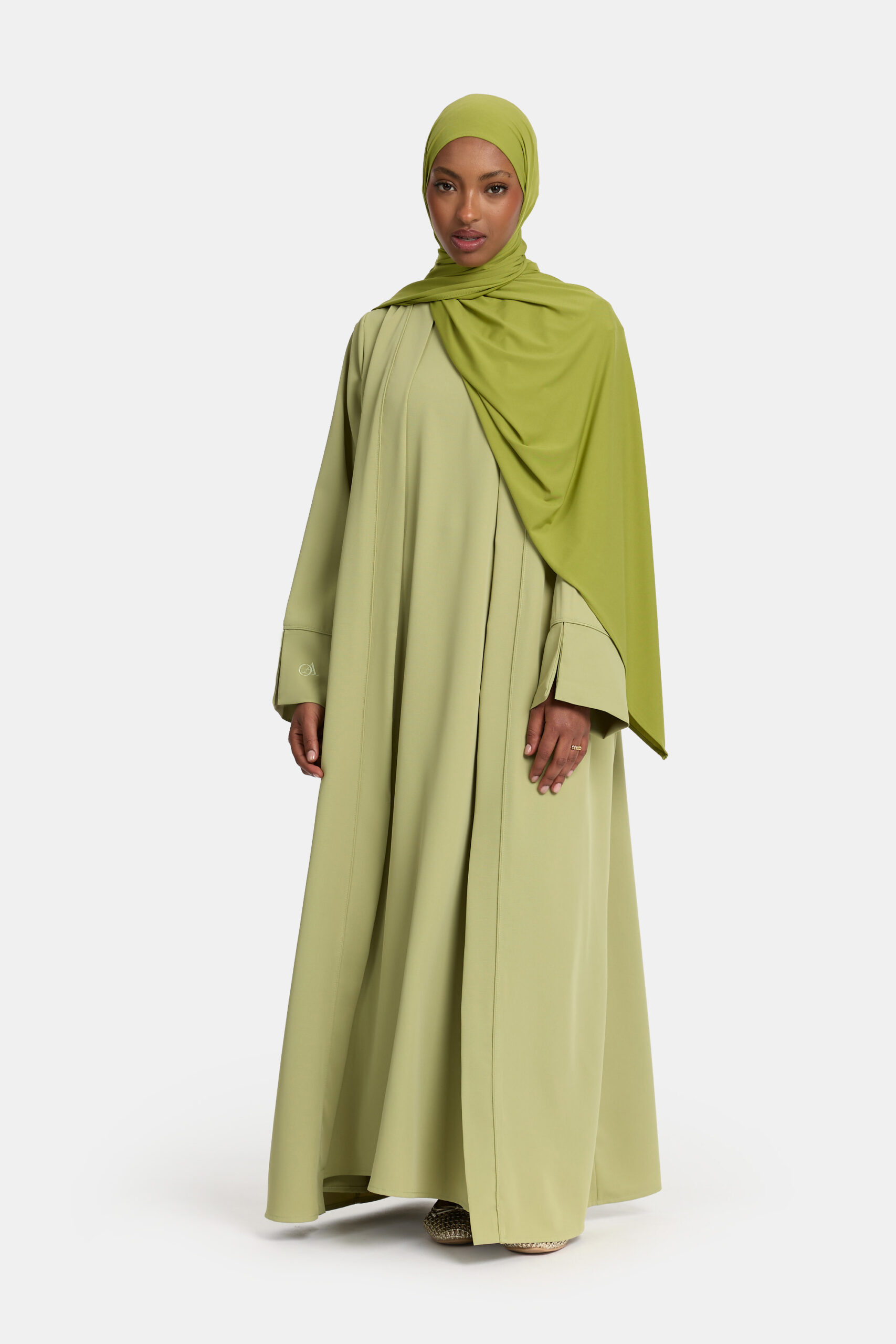 Kimono and abaya set Leaf Green - Afbeelding 2
