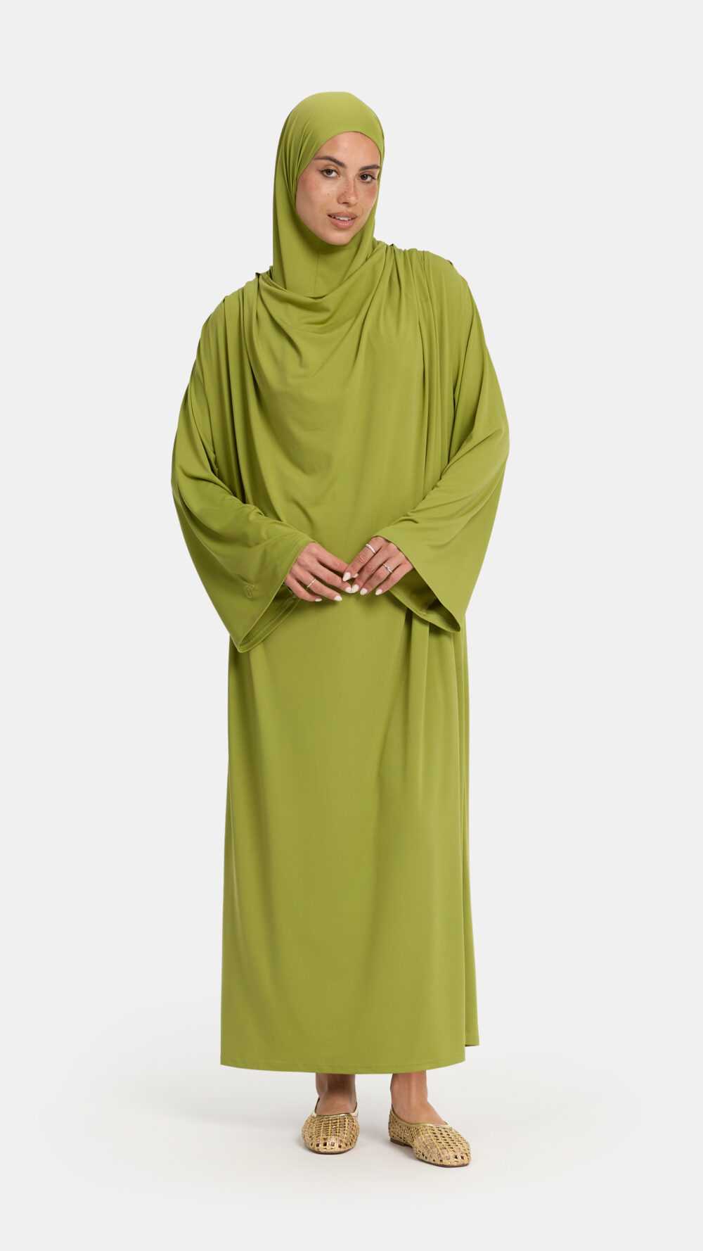 Premium jersey abaya Acacia Green