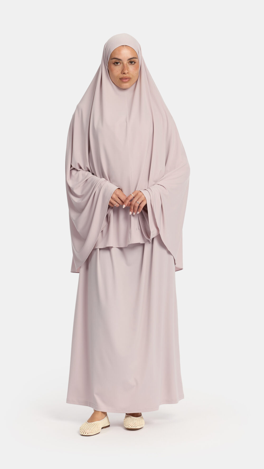 Premium jersey khimar Burnished Lilac