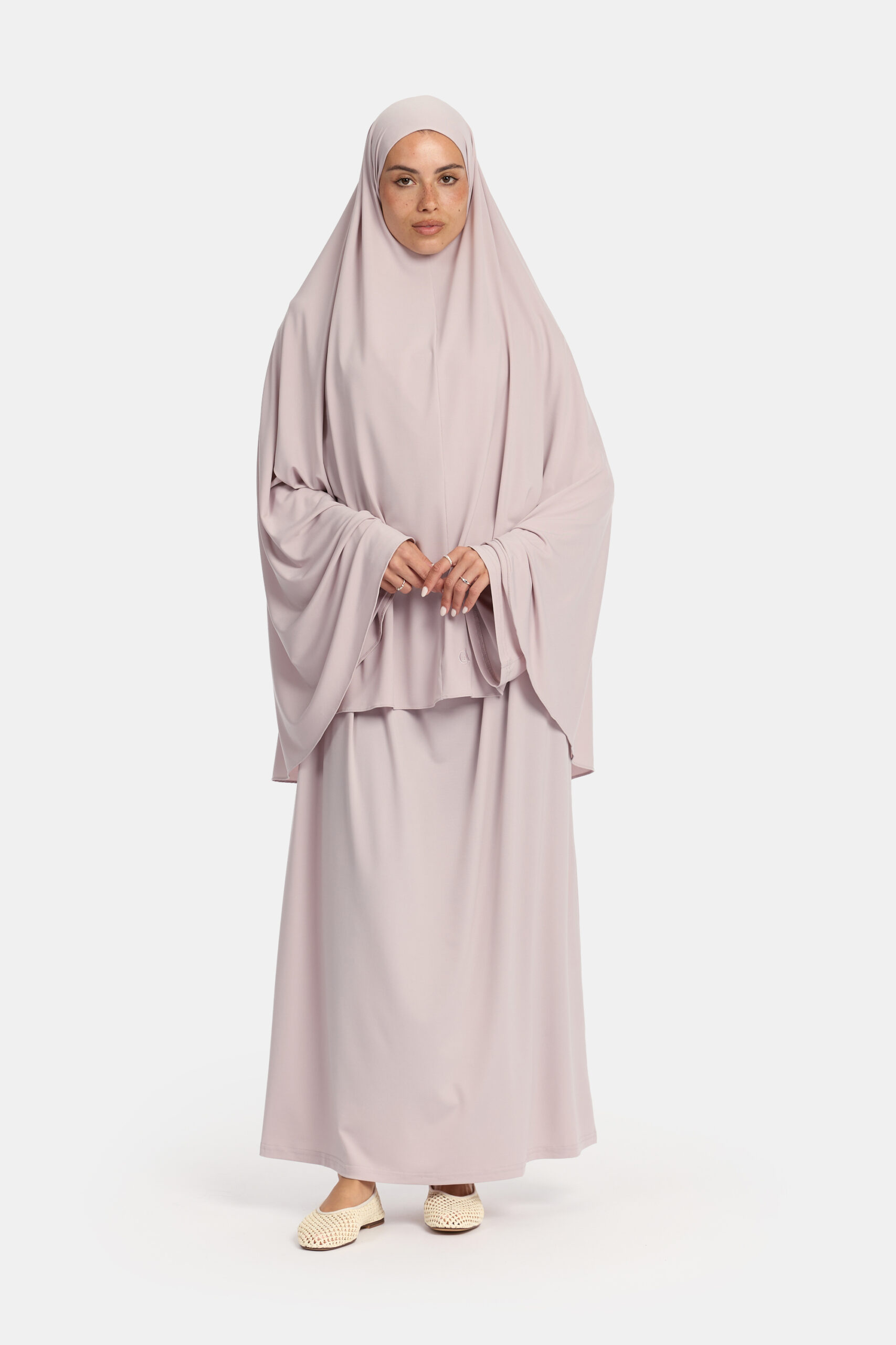 Premium jersey khimar Burnished Lilac