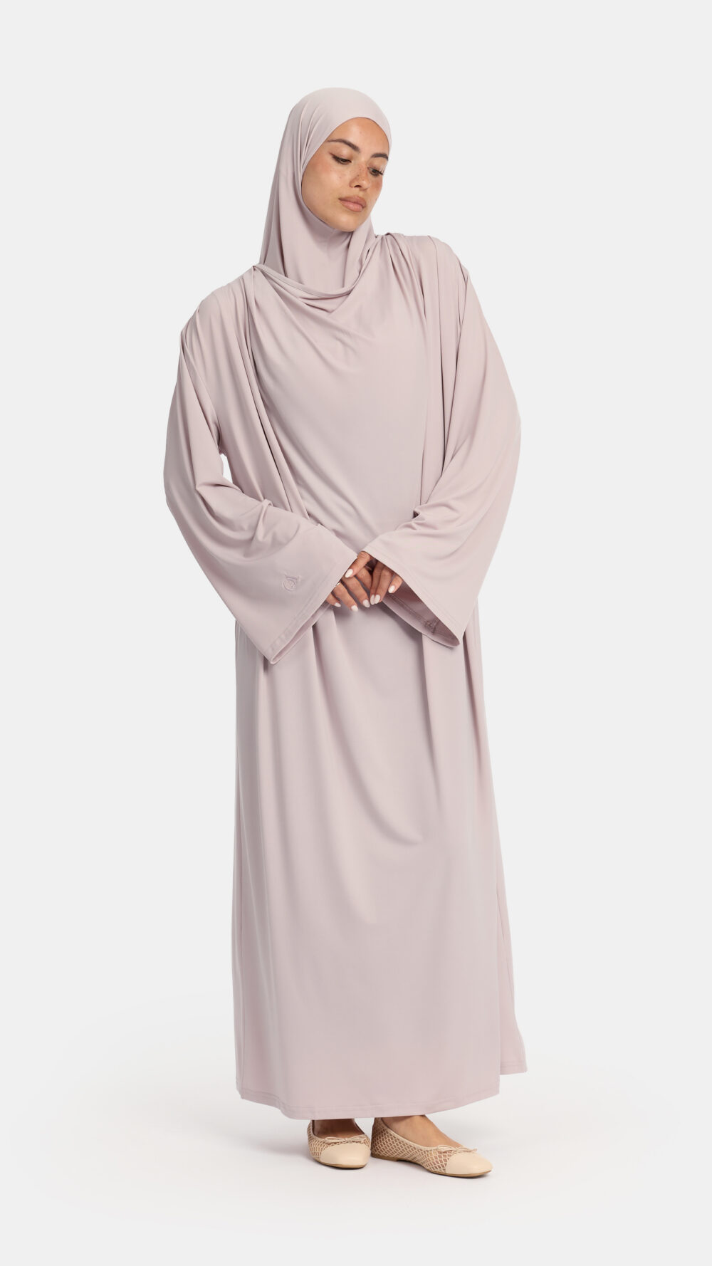 Premium jersey abaya Burnished Lilac