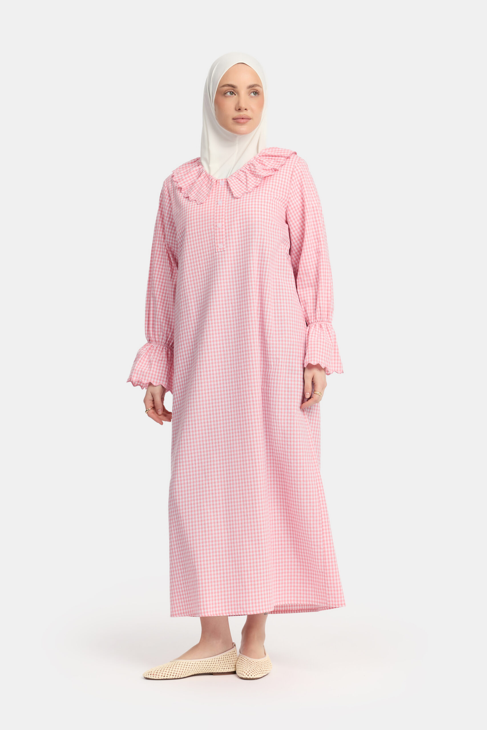 Checkered abaya Doll OAmalak - Afbeelding 2