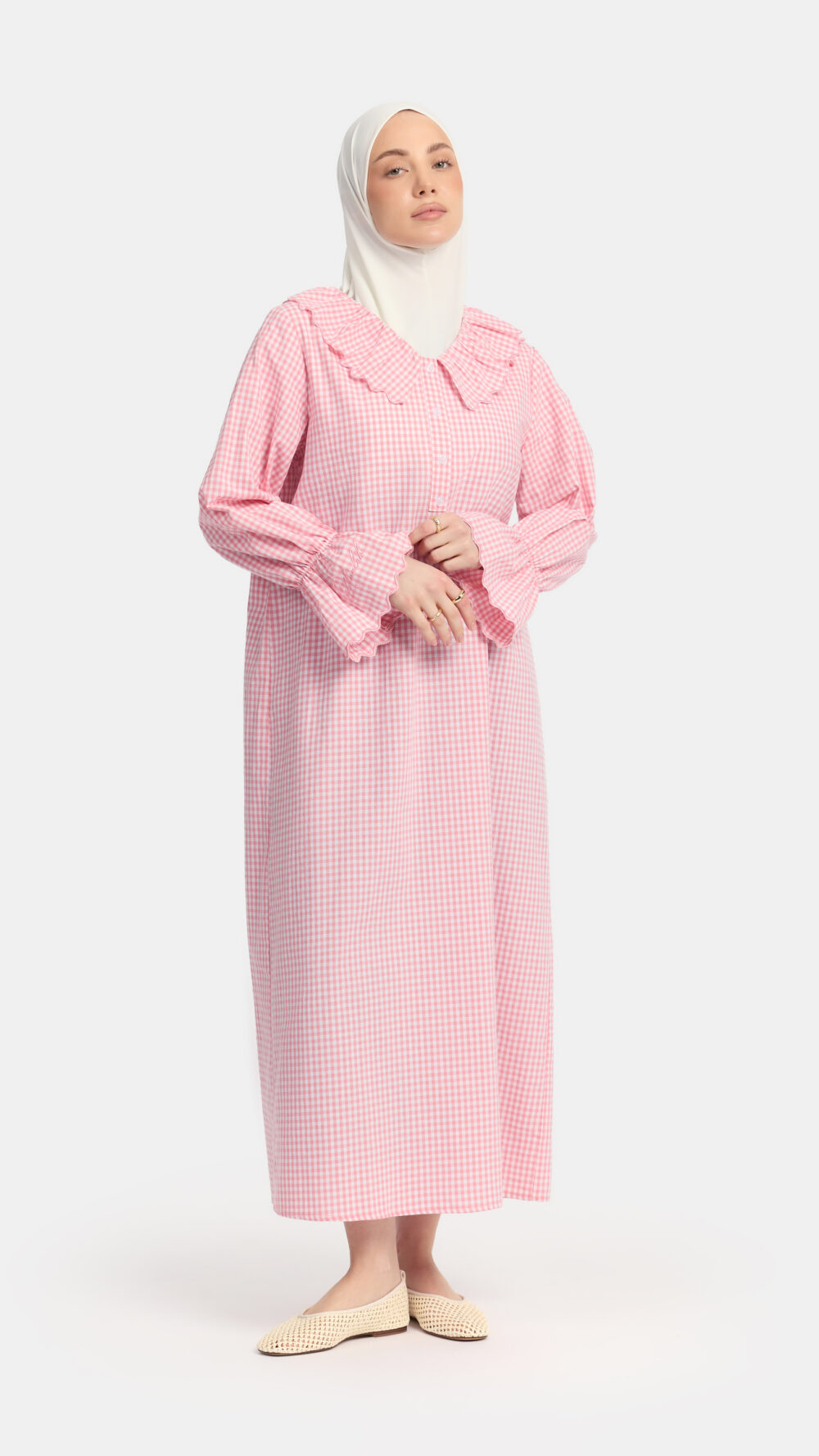 Checkered abaya Doll OAmalak