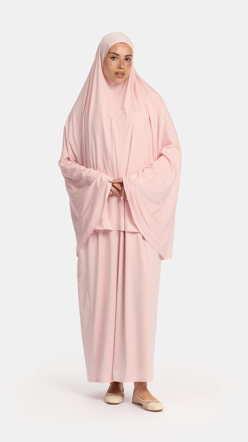 Modal jersey khimar Dusty Pink