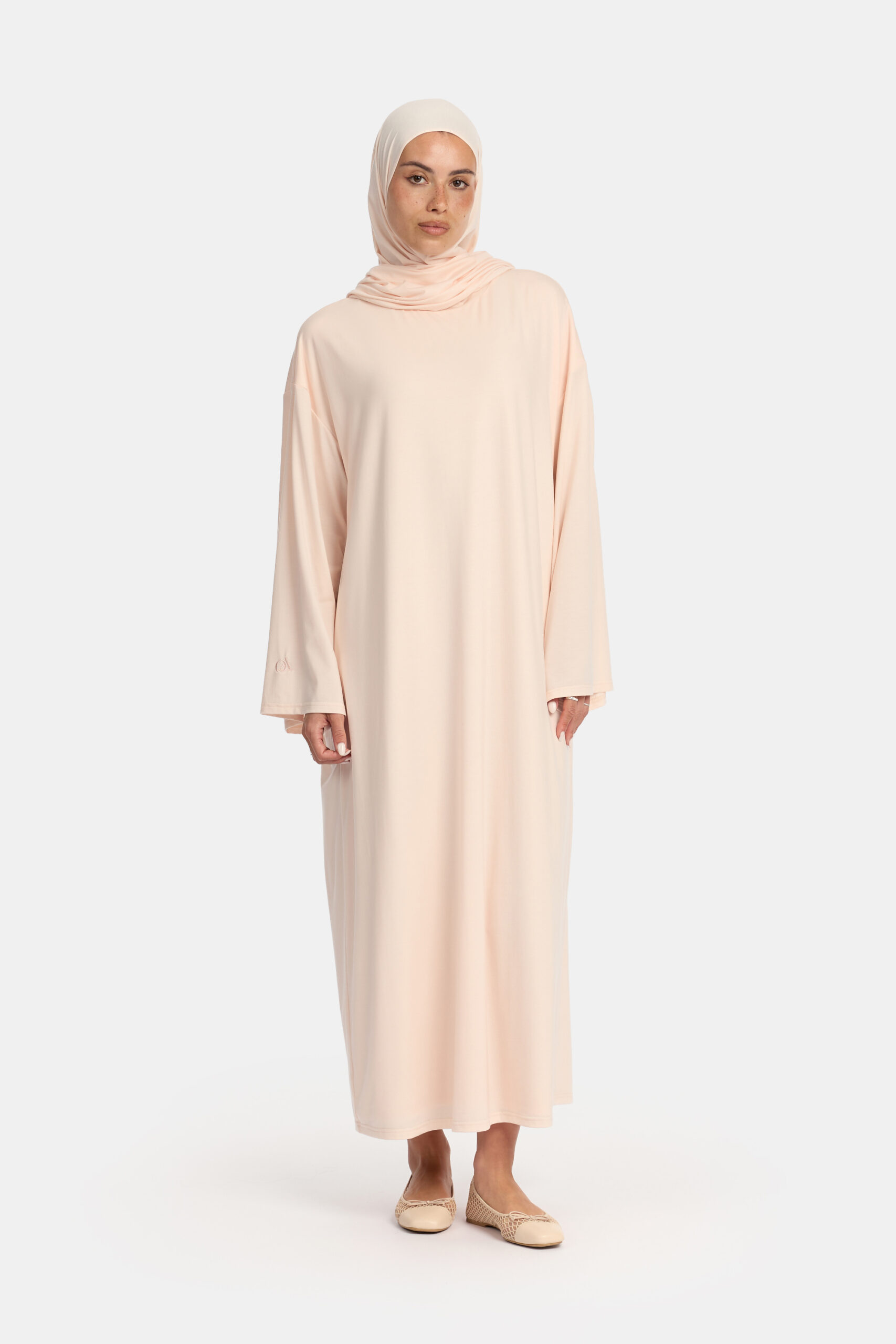 Modal jersey abaya Burnished Vanilla