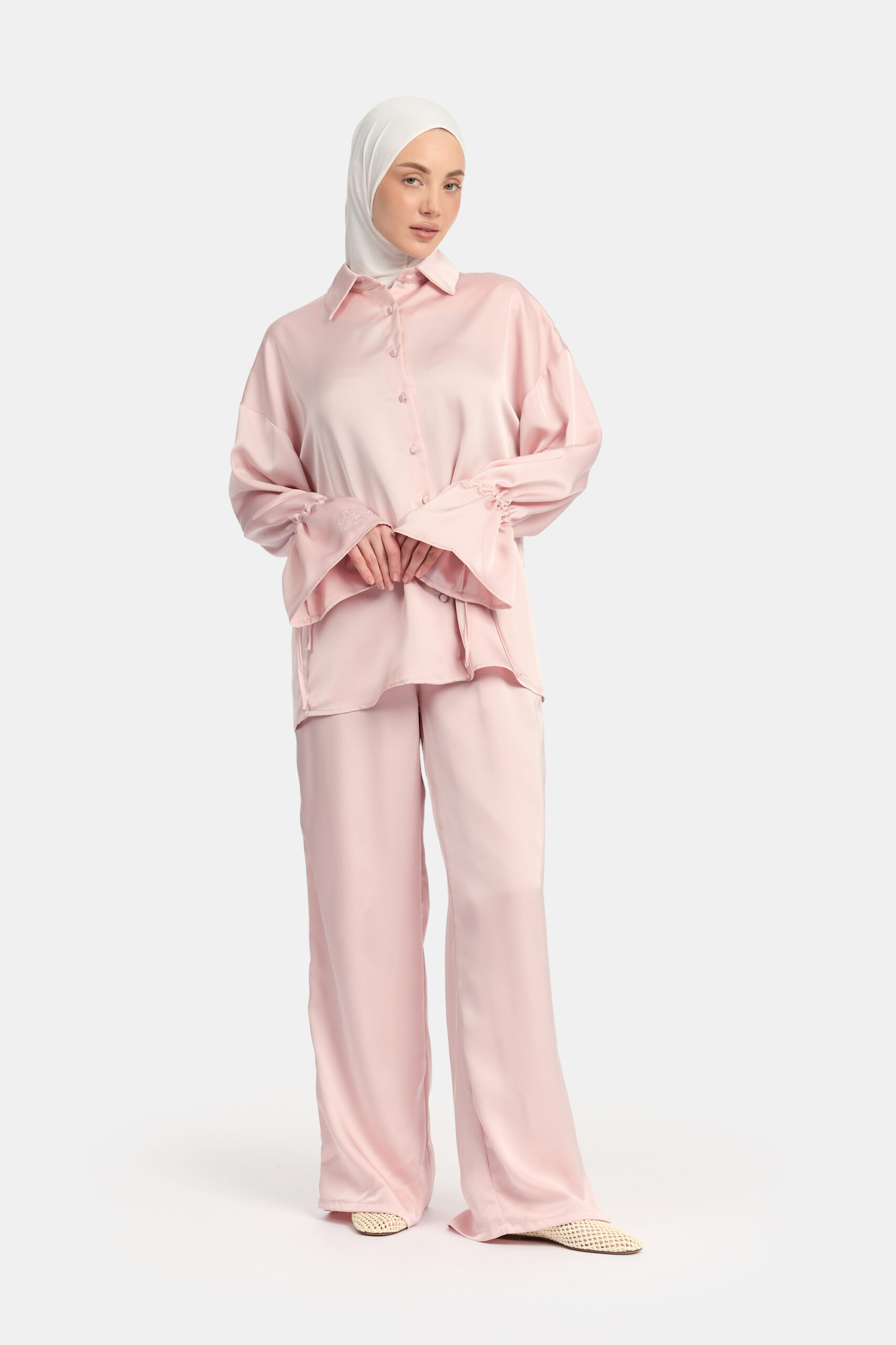 Satin glow set Peony OAmalak - Afbeelding 2