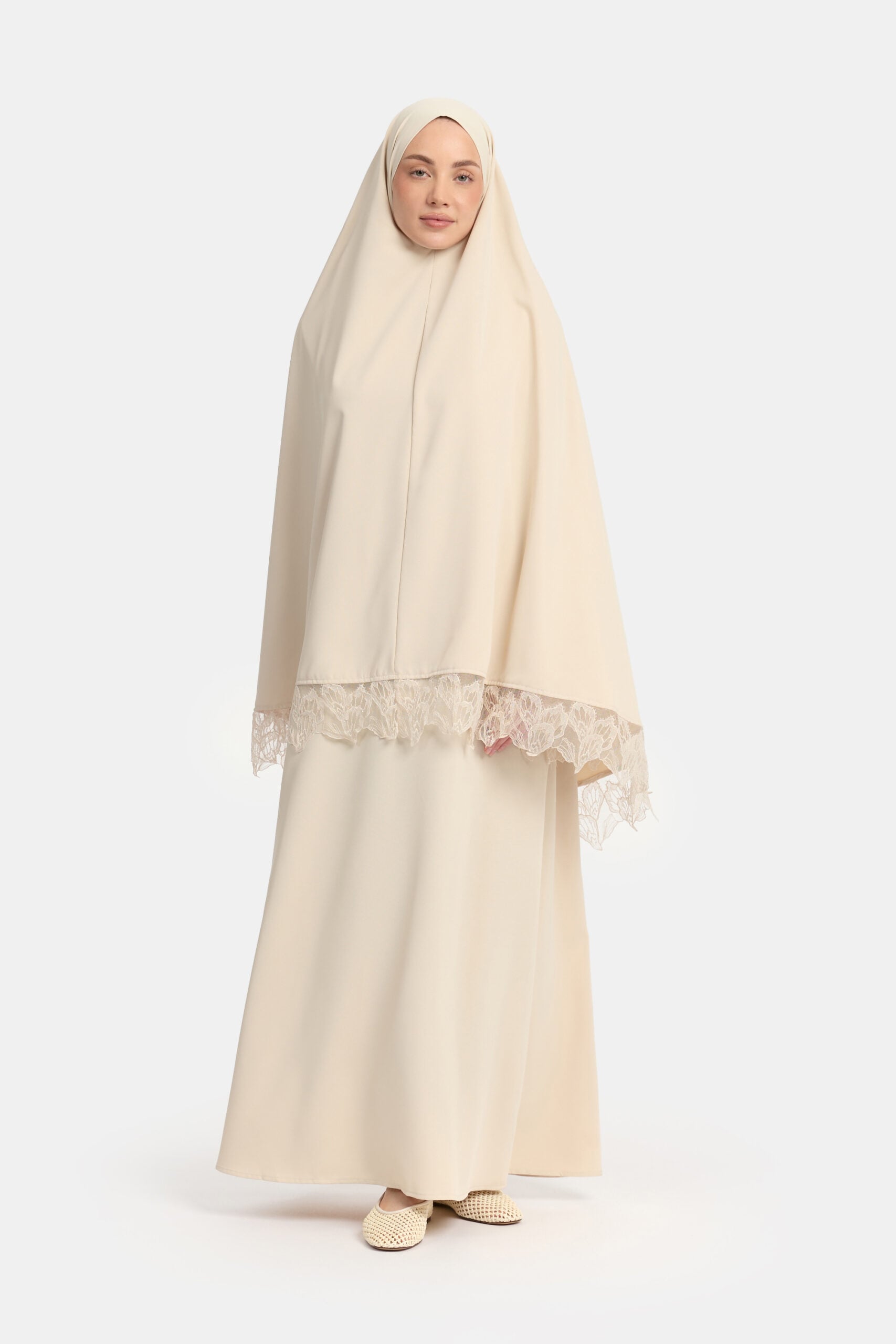 Khimar Oat (Leaf Lace) - Afbeelding 2