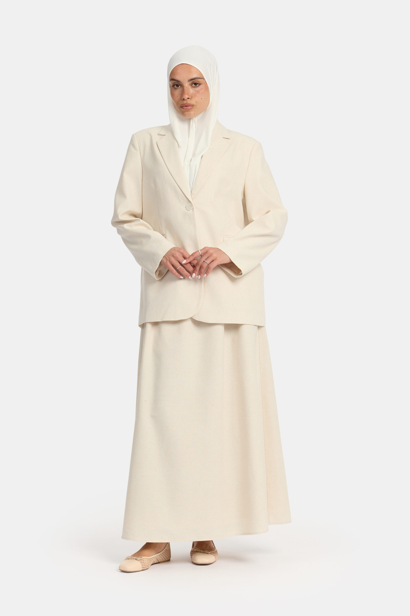 Linen twirl set Sand OAmalak - Afbeelding 2