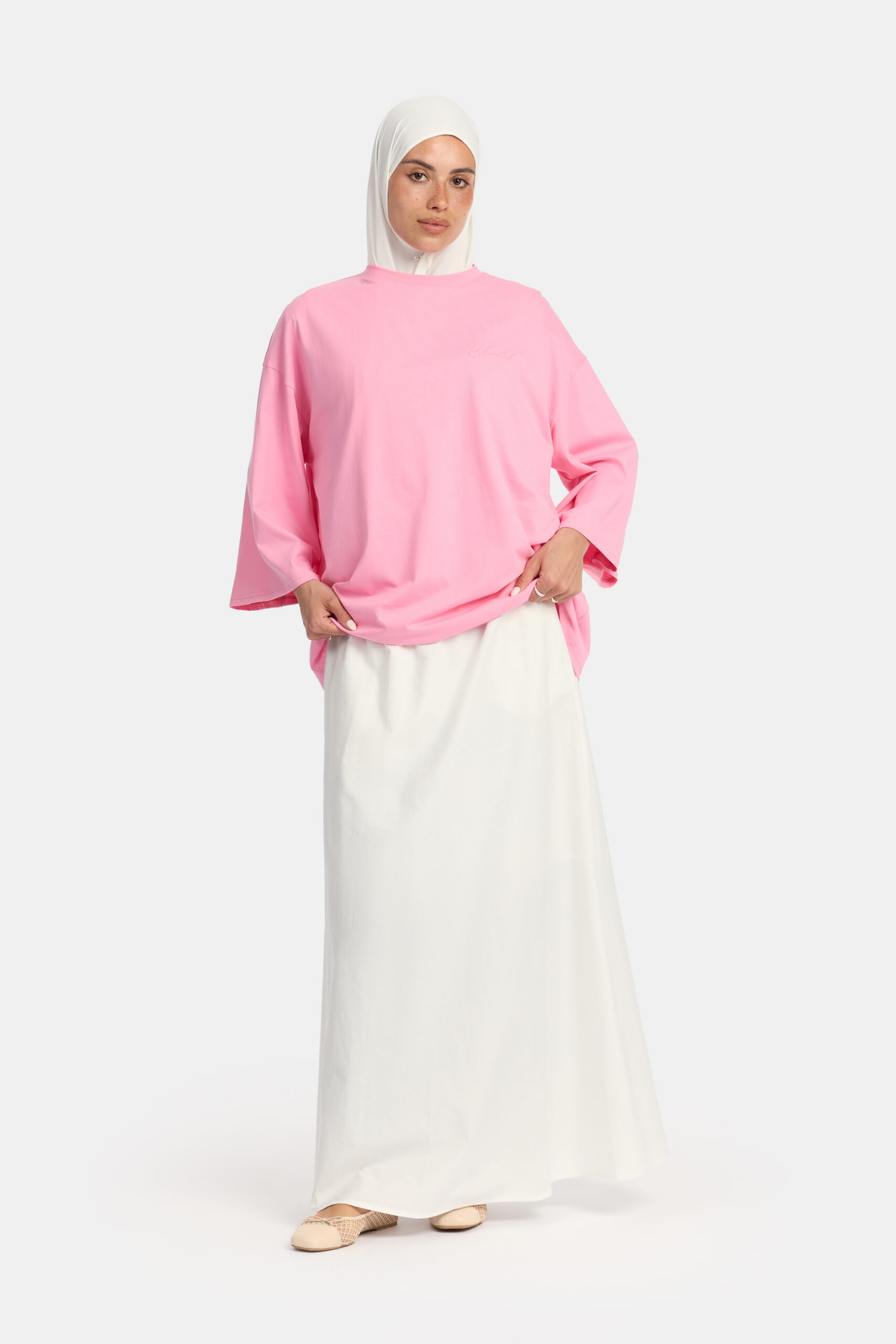 Basic shirt Rosy glow OAmalak - Afbeelding 2