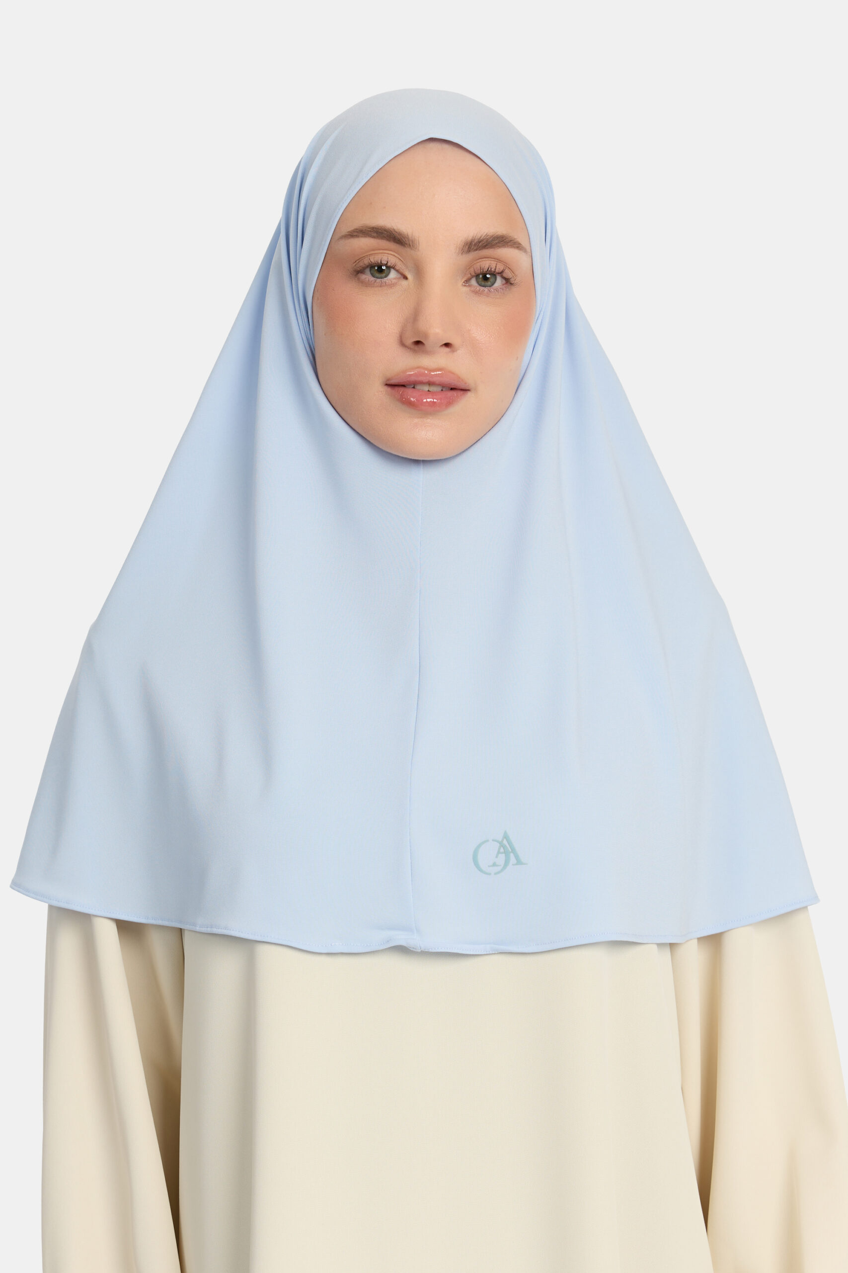 Premium jersey hijab Ice Blue - Afbeelding 2