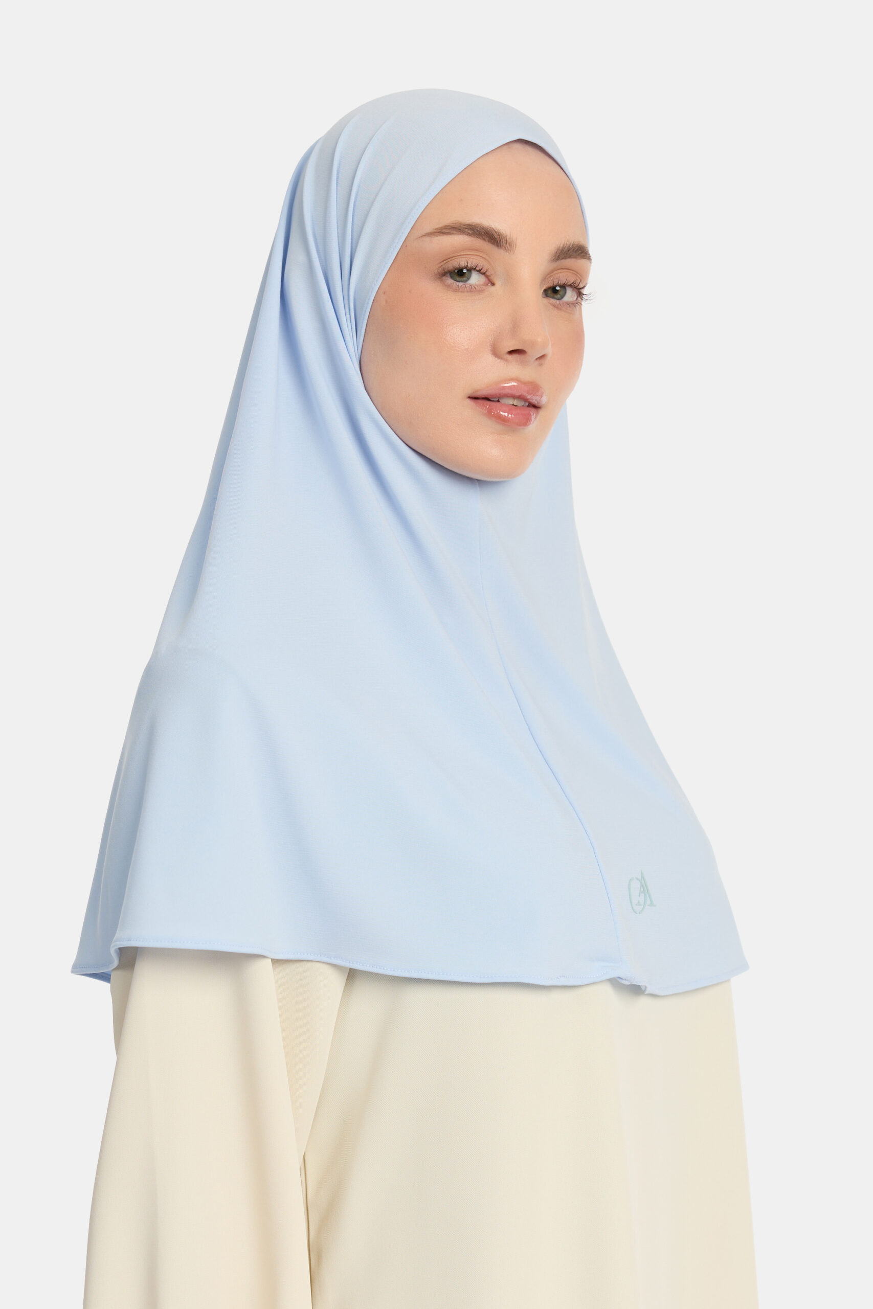 Premium jersey hijab Ice Blue