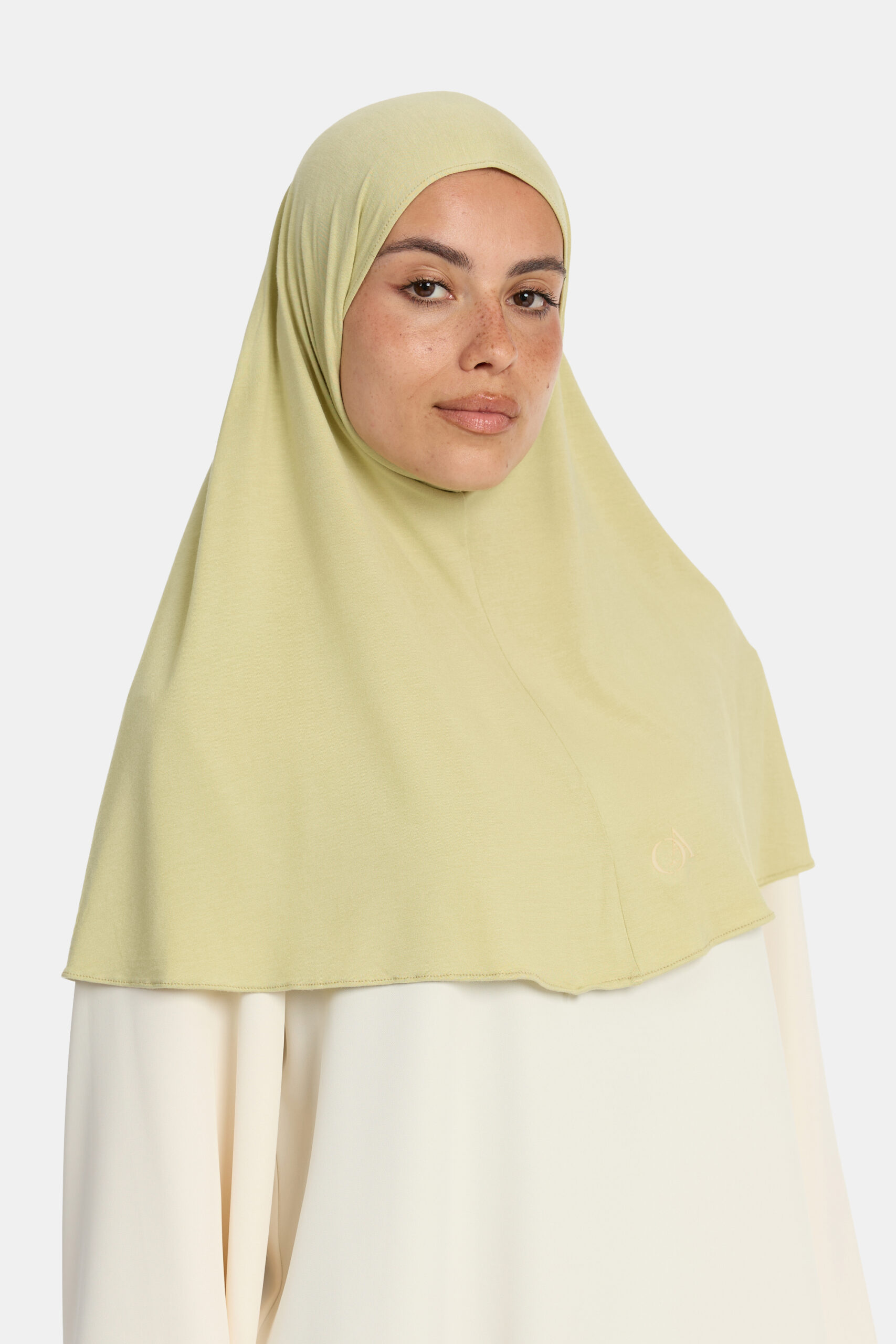 Bamboo jersey hijab Tea Green