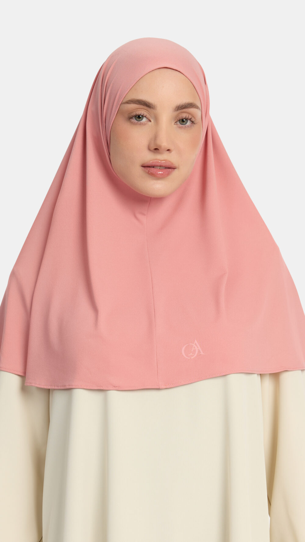 Premium jersey hijab Dark Coral - Afbeelding 2