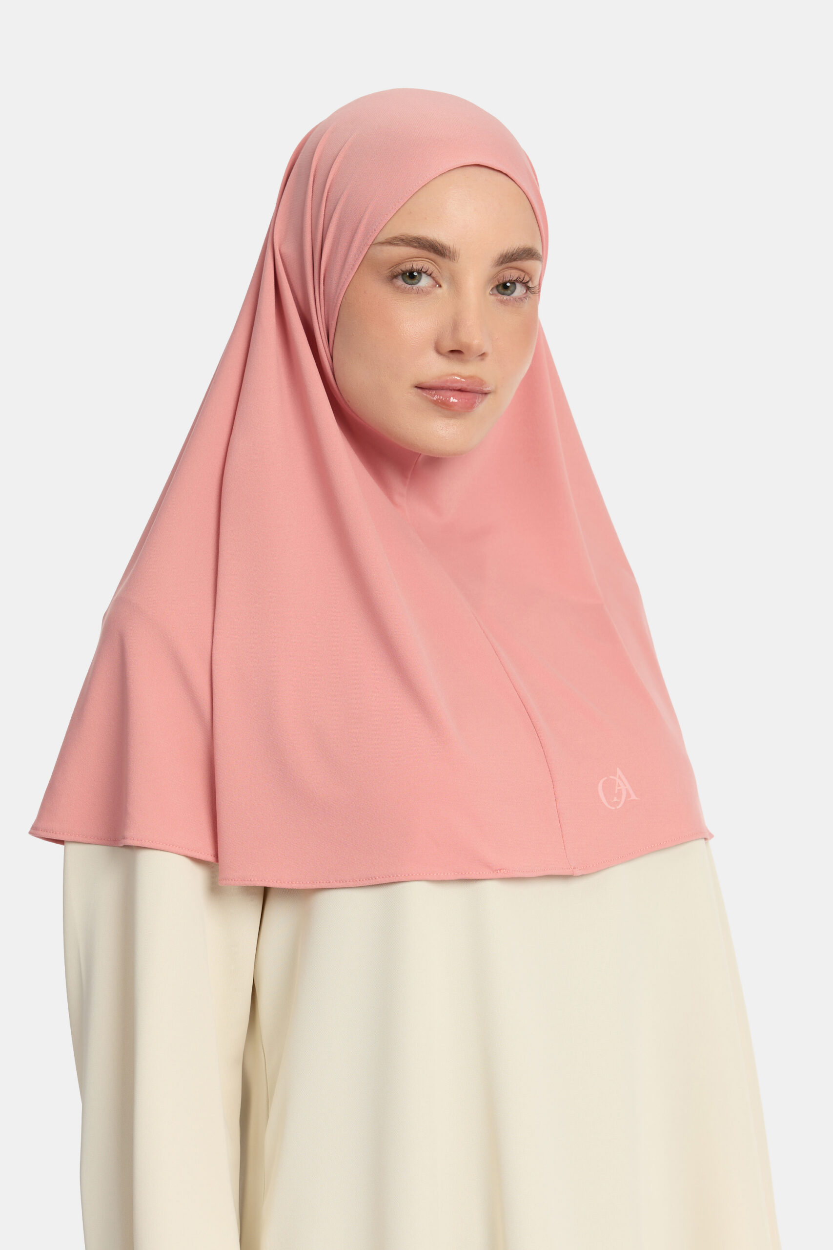Premium jersey hijab Dark Coral