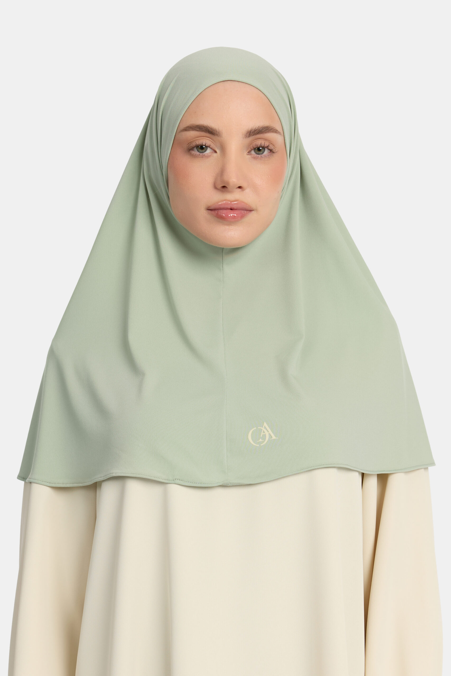 Premium jersey hijab Light Mint - Afbeelding 2