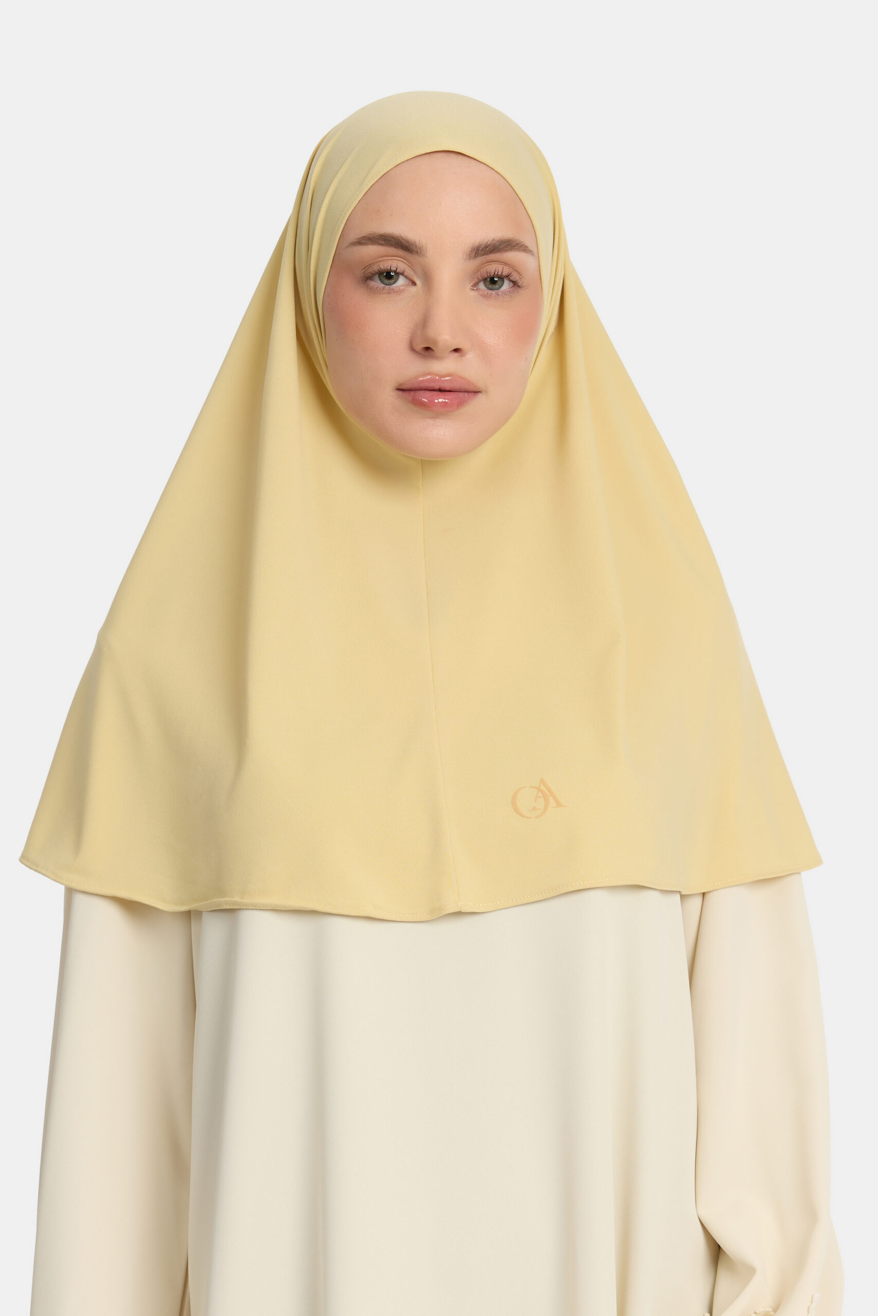 Premium jersey hijab Toast Yellow