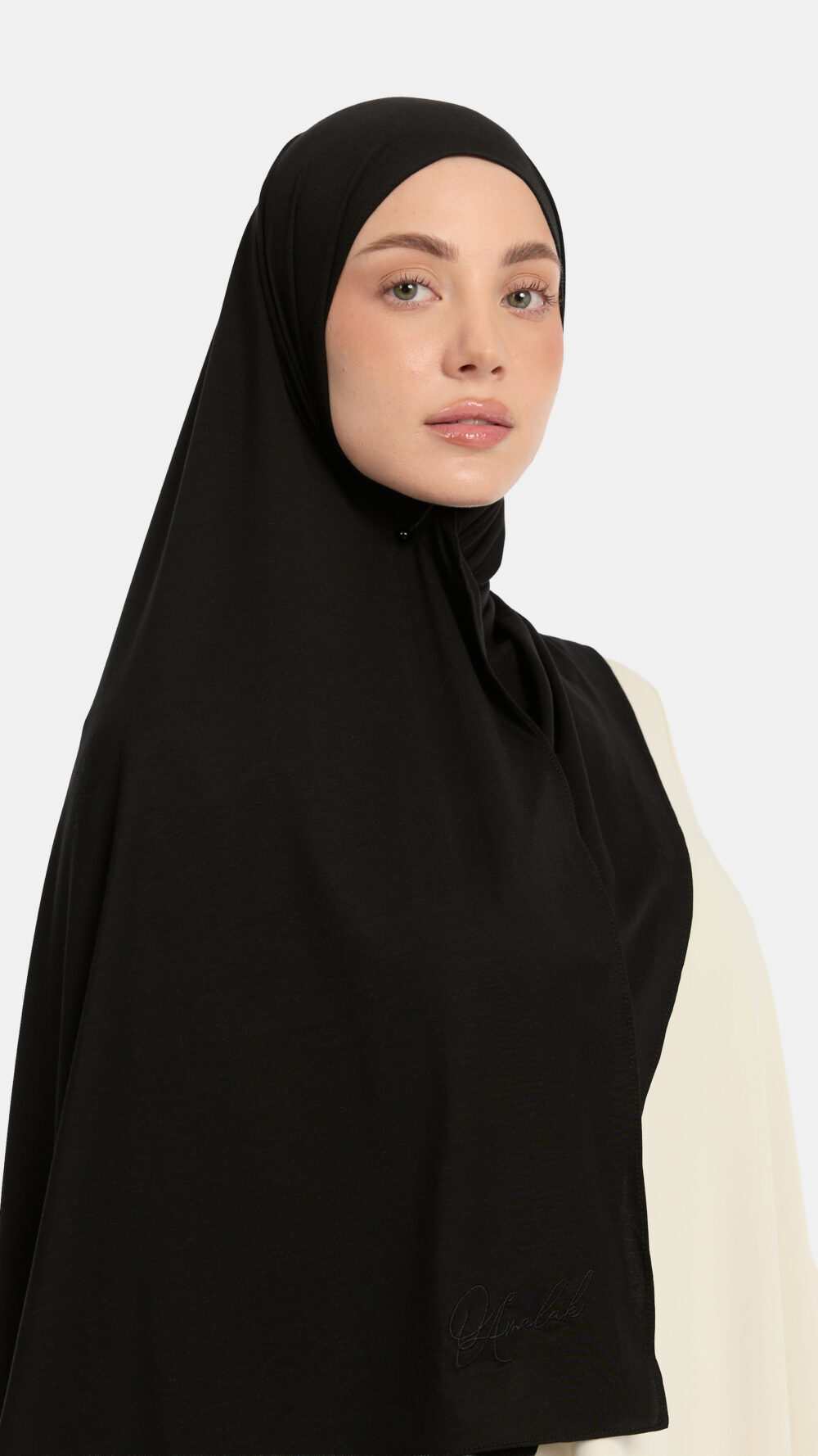 Modal jersey scarf Black OAmalak