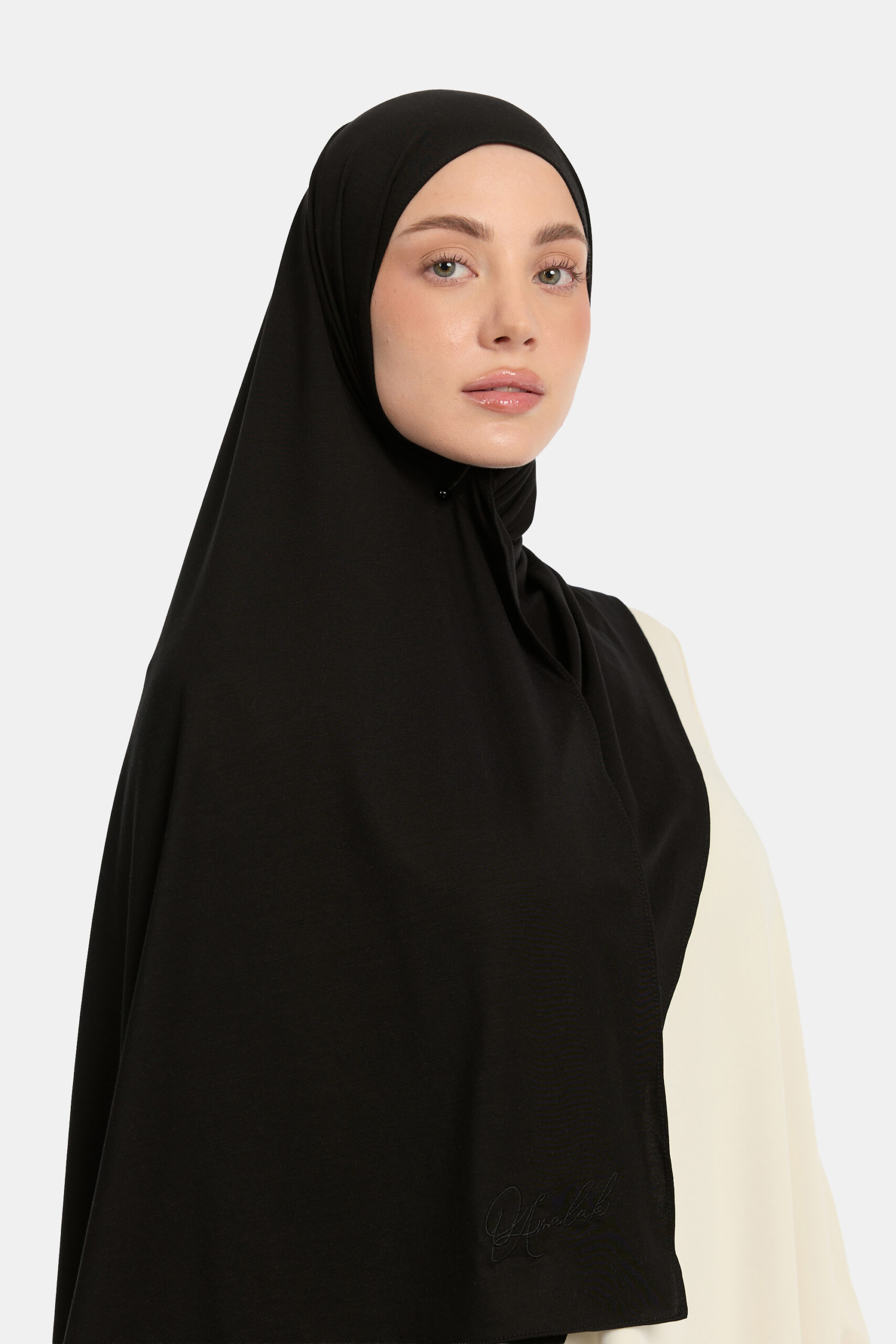 Modal jersey scarf Black OAmalak