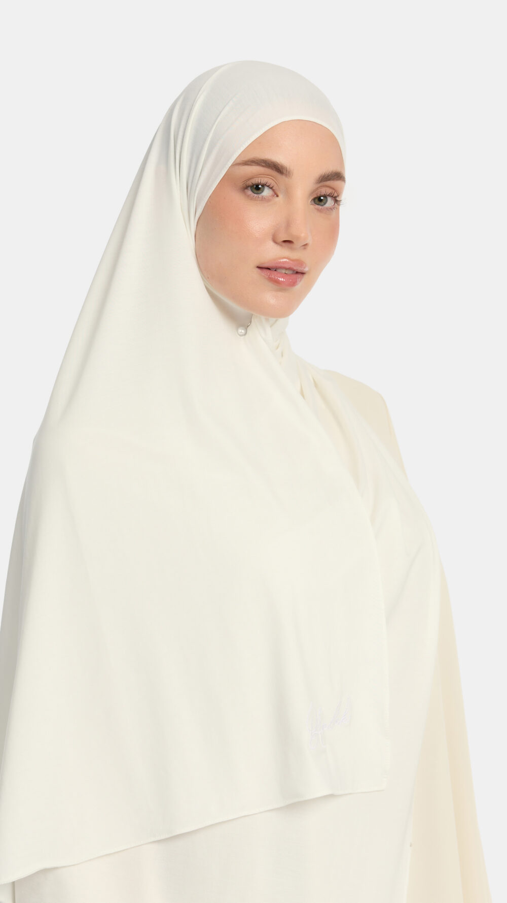 Modal jersey scarf White OAmalak