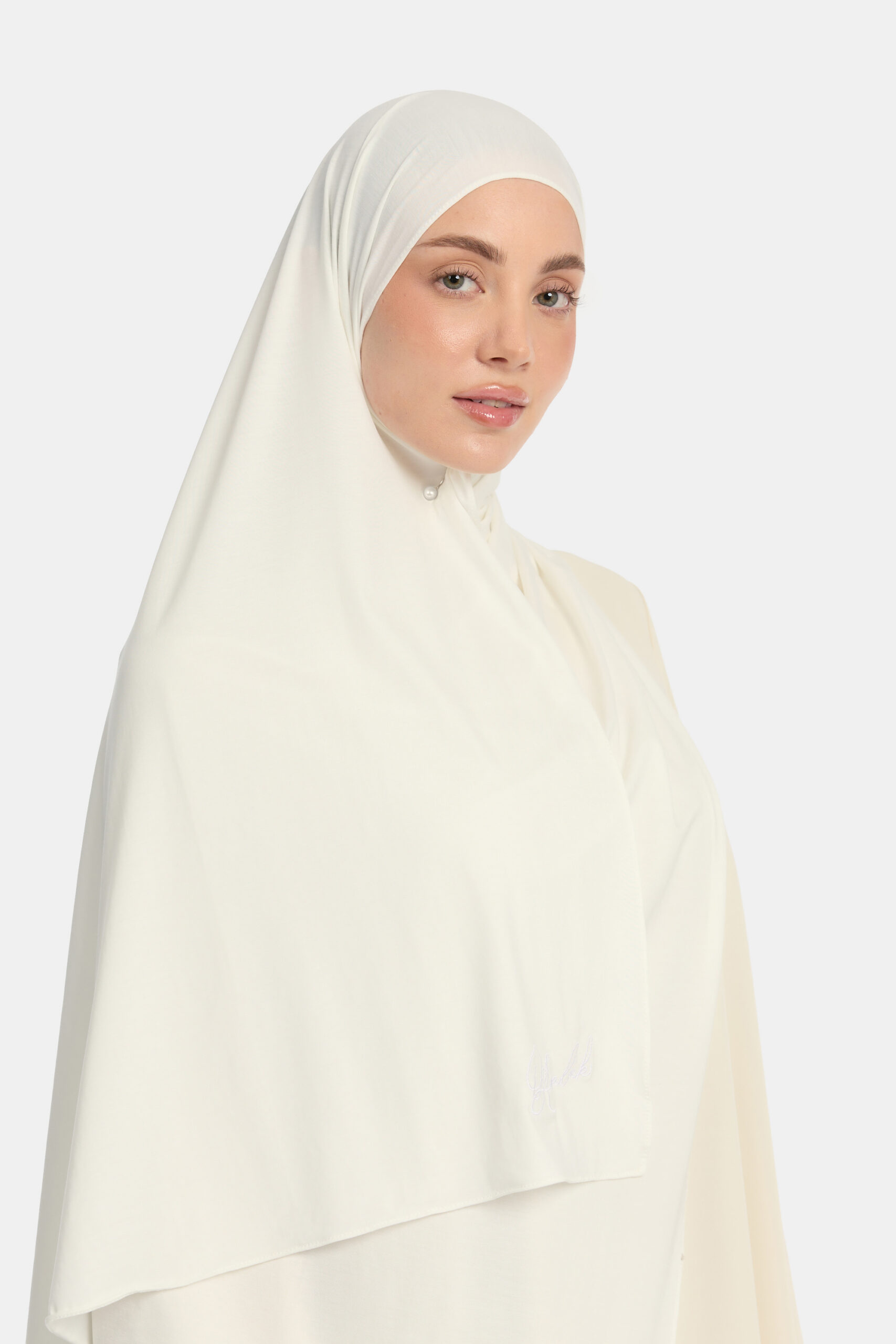 Modal jersey scarf White OAmalak