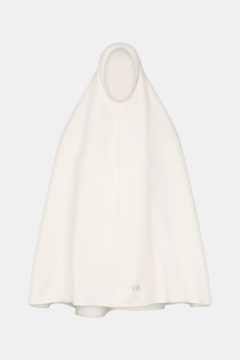 Khimar Cream (Double lace sleeve)