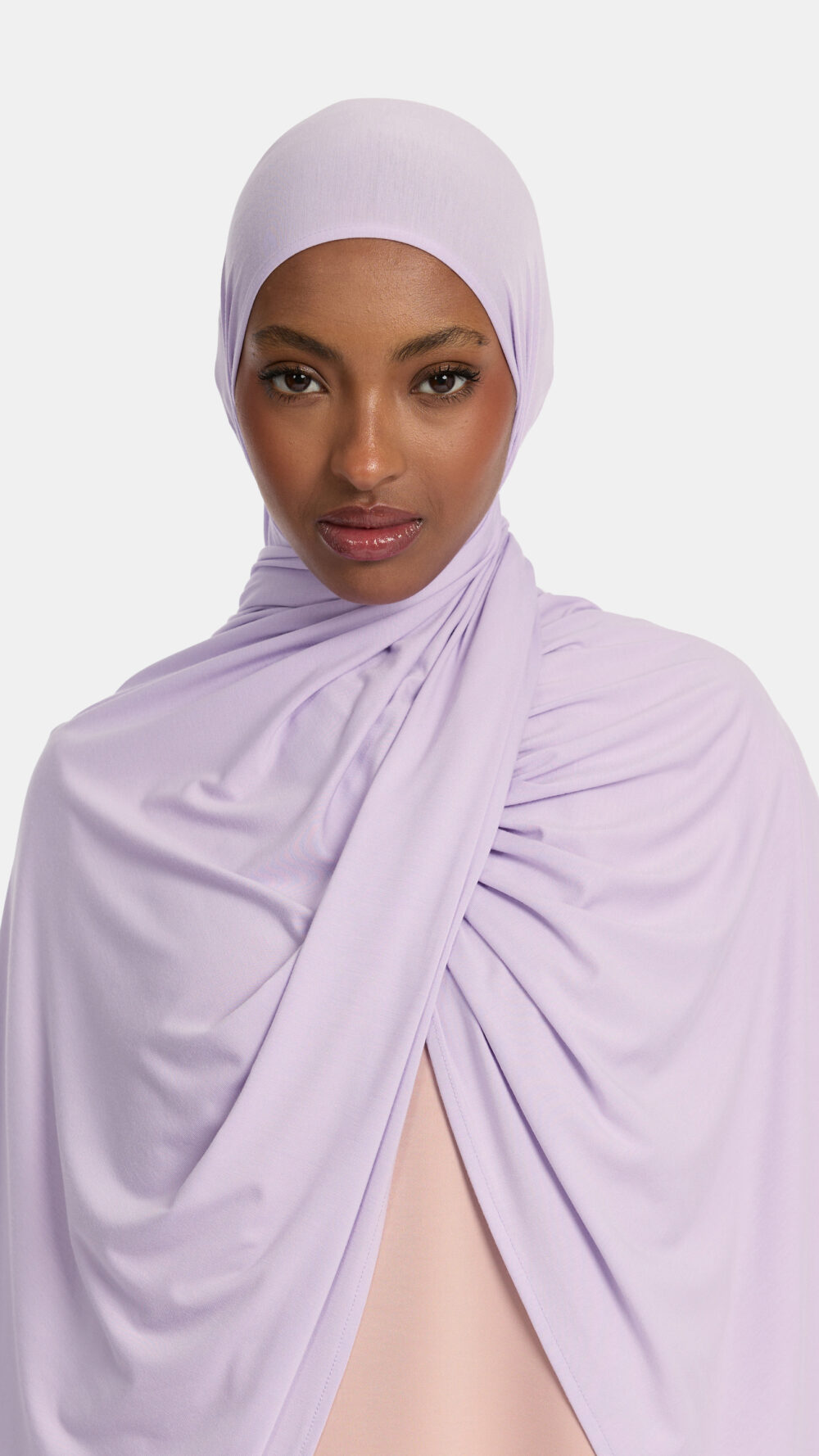 Bamboo jersey scarf Pastel Lilac