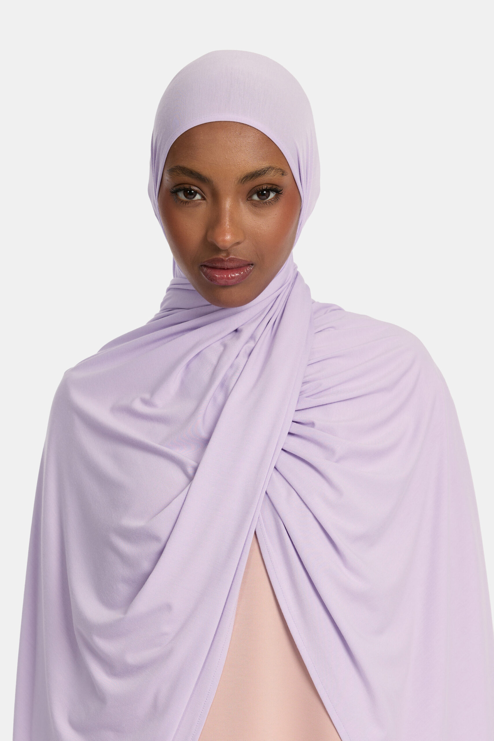 Bamboo jersey scarf Pastel Lilac
