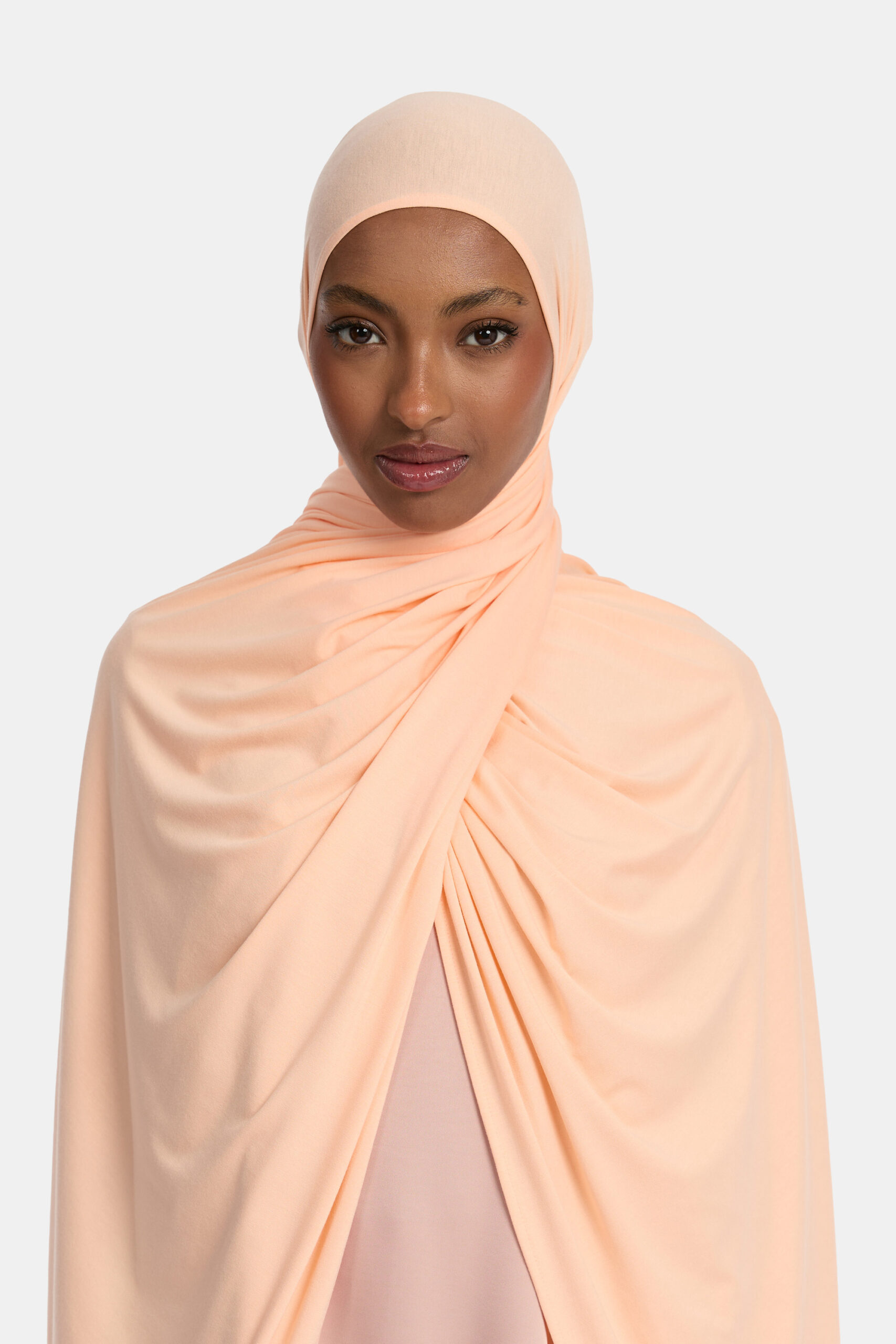 Bamboo jersey scarf Pastel Peach