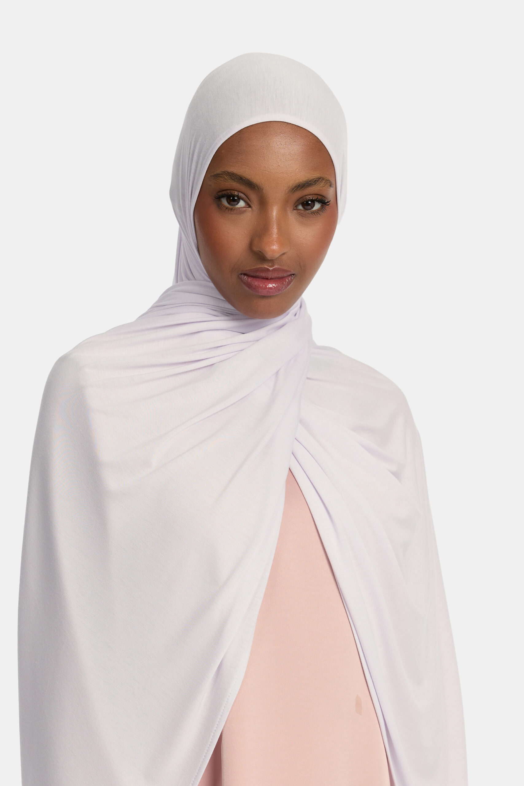 Bamboo jersey scarf Pearl Violet - Afbeelding 2