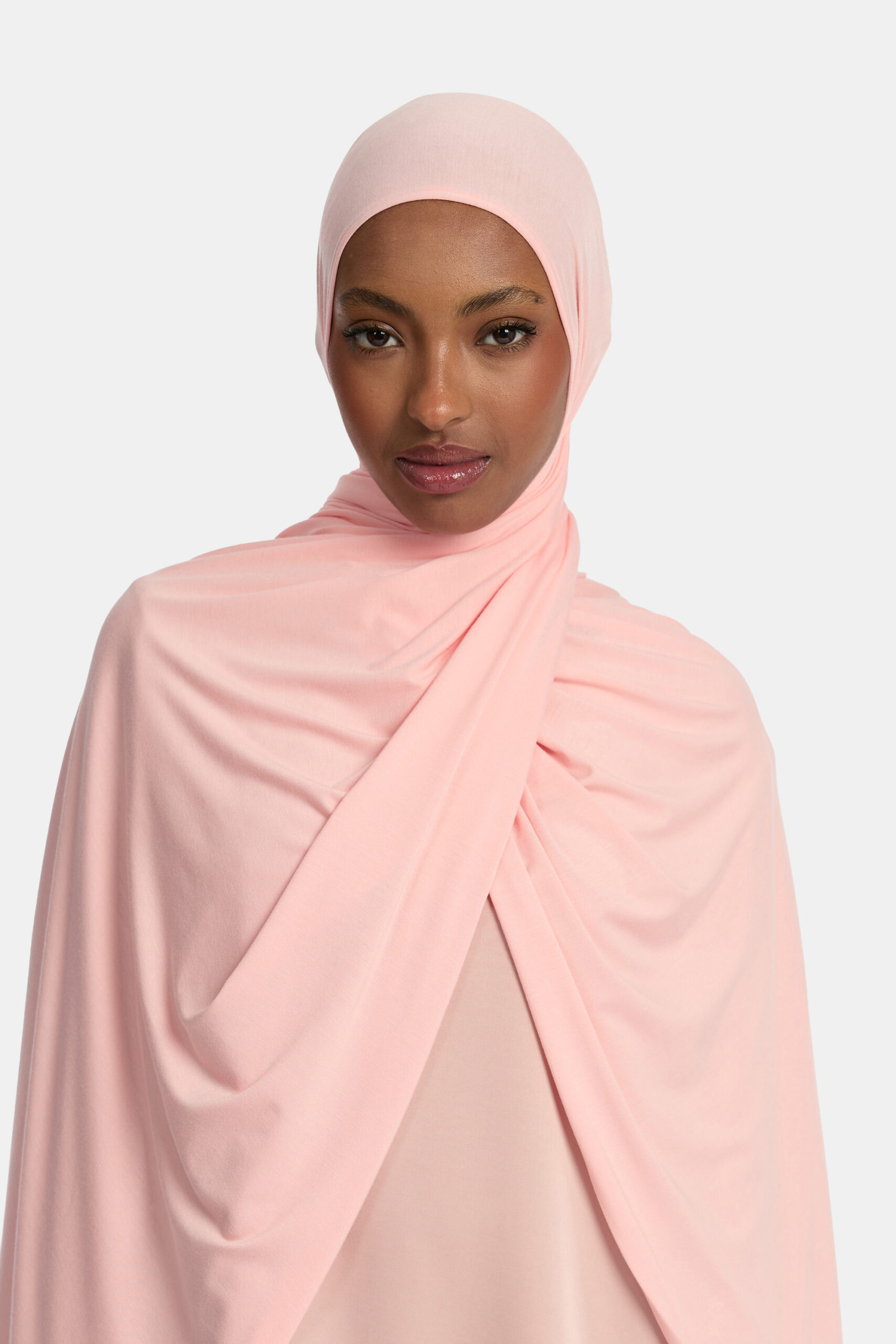 Bamboo jersey scarf Powder Pink