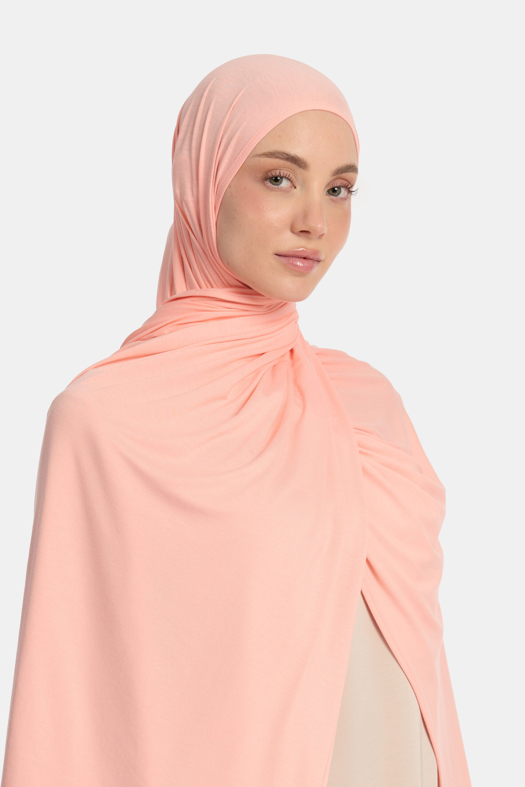 Bamboo jersey scarf Rose - Afbeelding 2