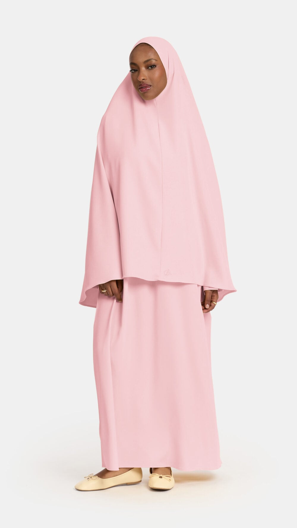 Khimar Dark Pink (Embroidery)