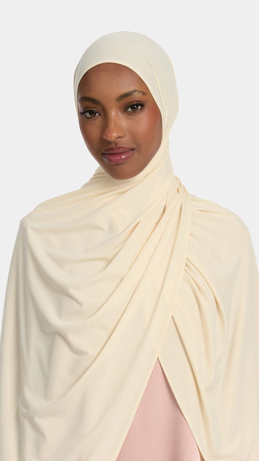 Premium jersey scarf Butter - Afbeelding 2