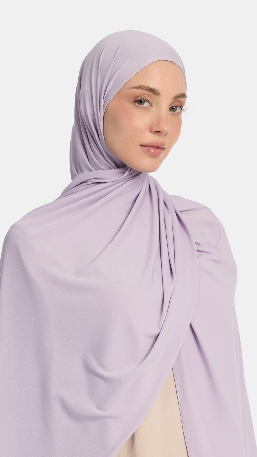 Premium jersey scarf Dark Lilac - Afbeelding 2