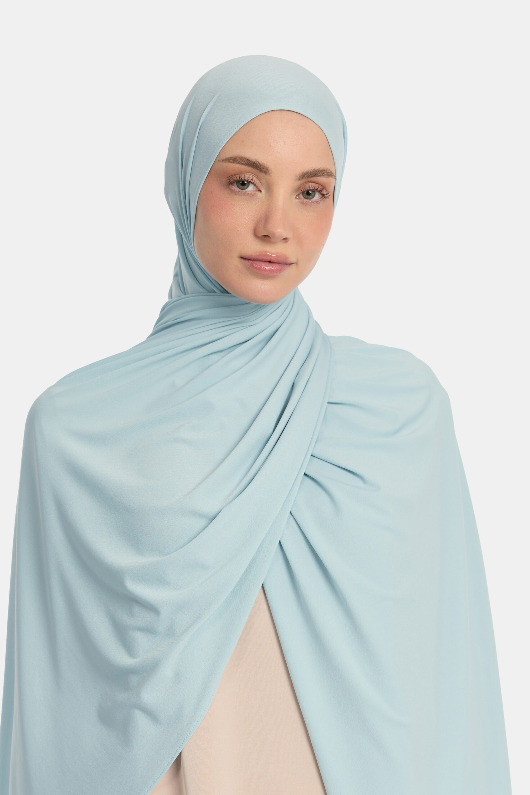 Premium jersey scarf Light Blue