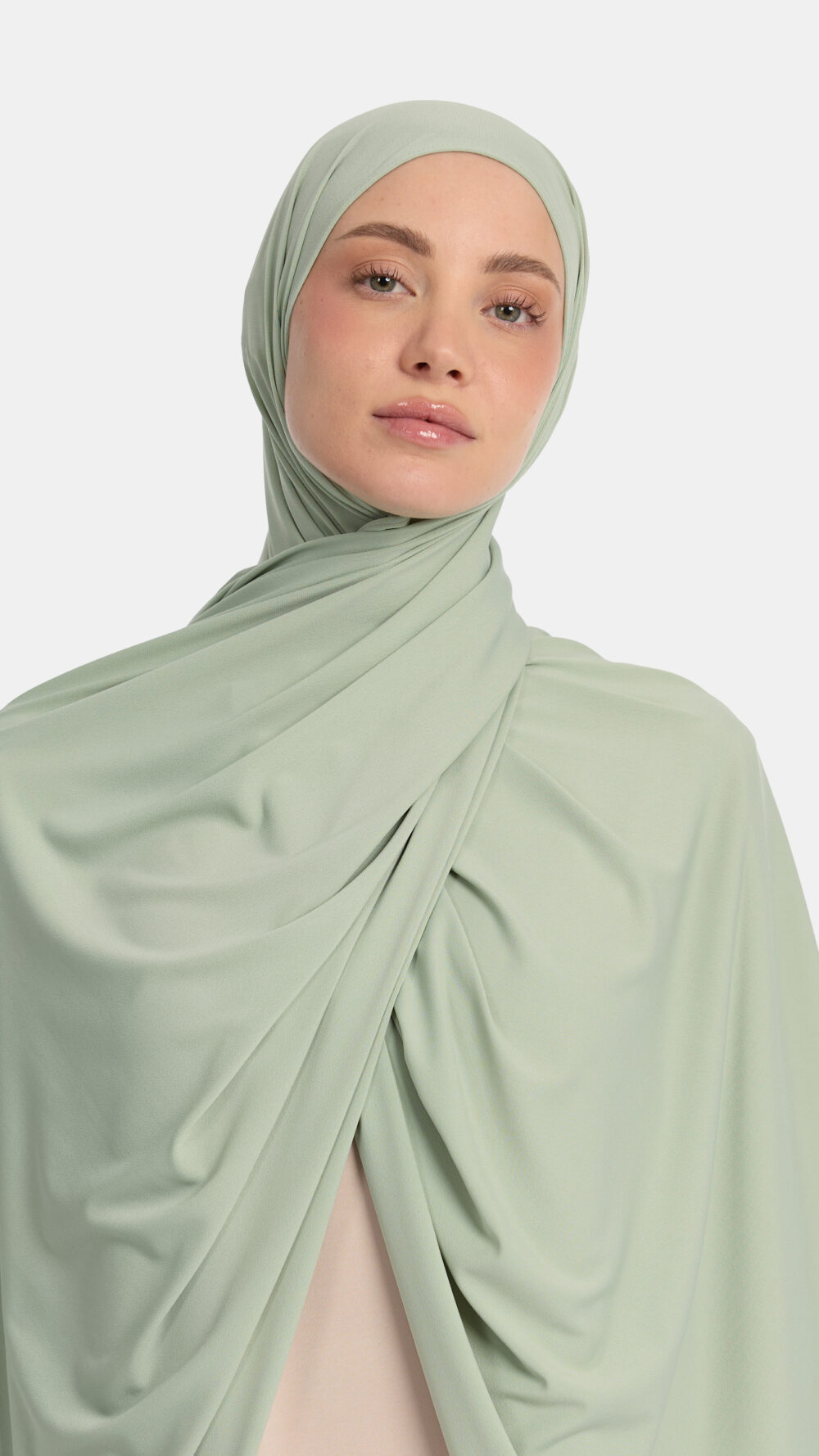 Premium jersey scarf Light mint
