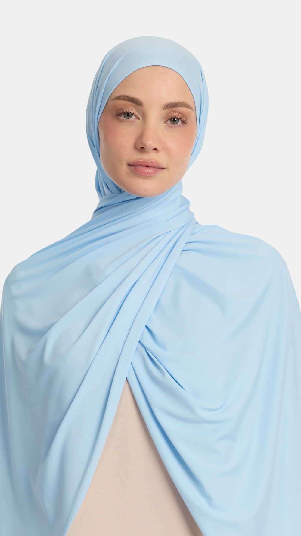 Premium Jersey scarf Pastel Blue