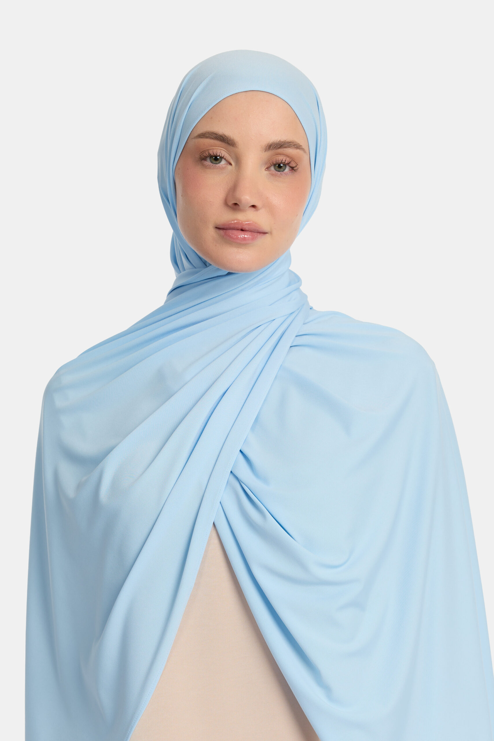 Premium Jersey scarf Pastel Blue