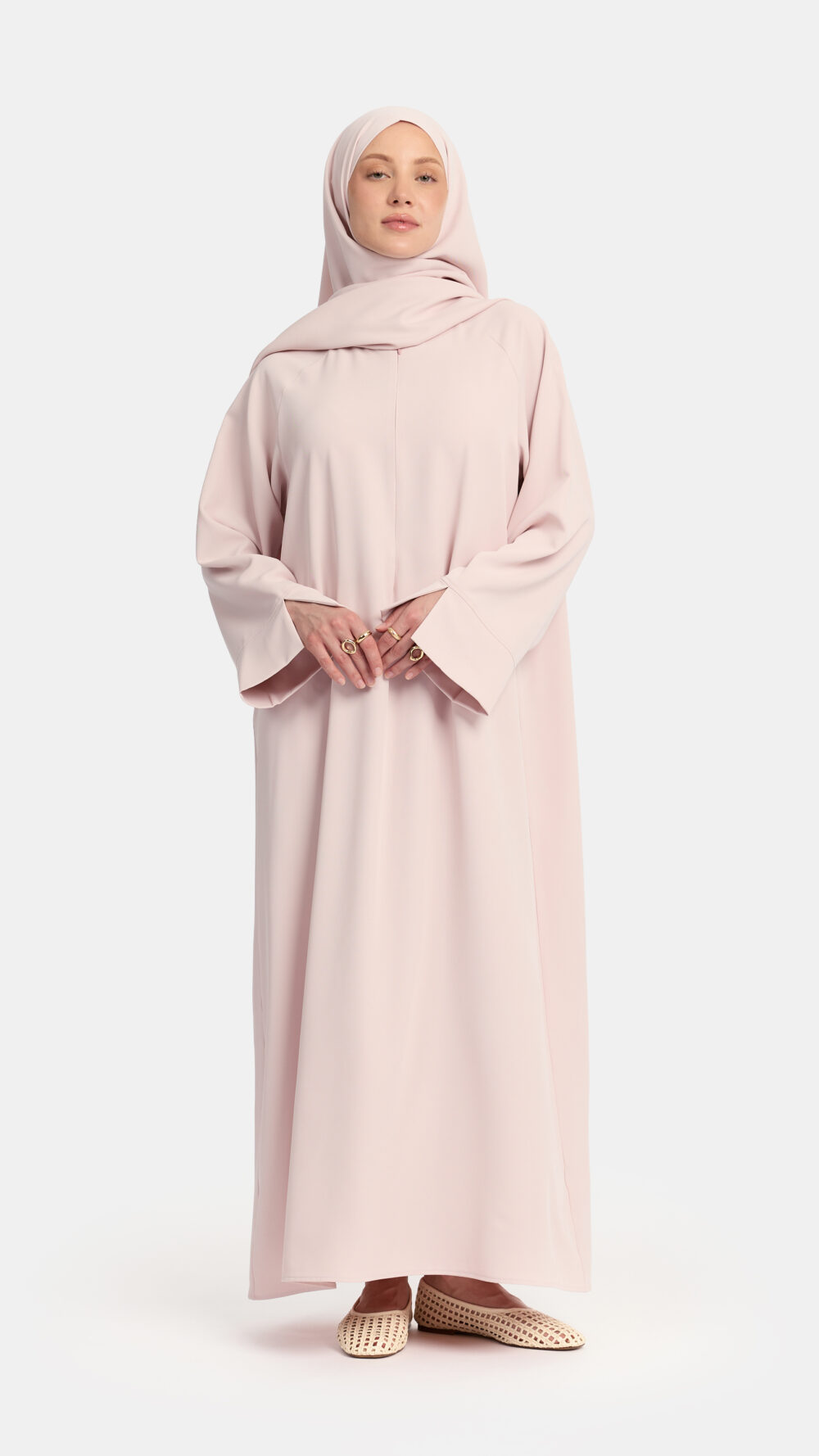 Oversized abaya Lilac Blush - Afbeelding 2