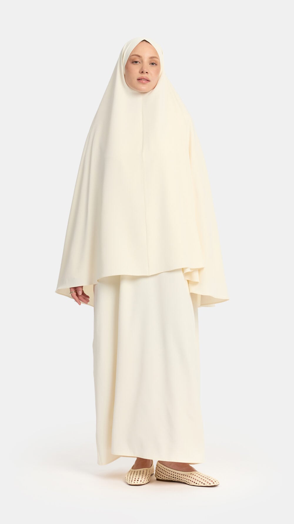 Khimar Cream (oversized)