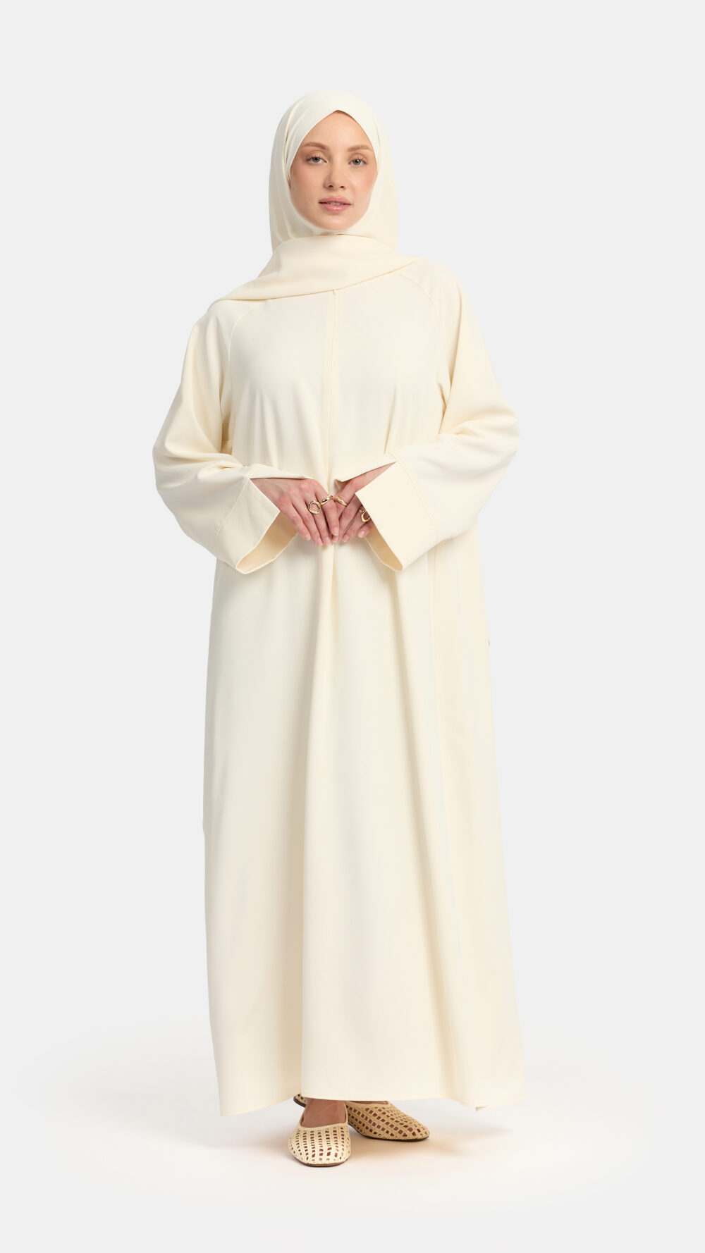 Oversized abaya Cream - Afbeelding 3
